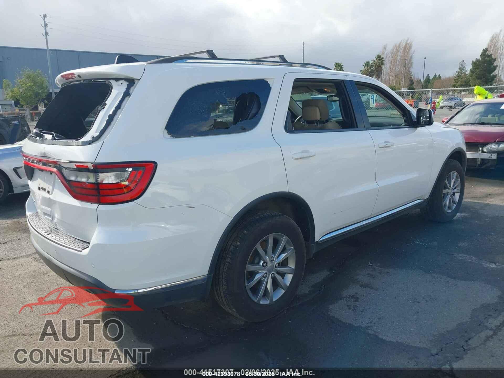 DODGE DURANGO 2017 - 1C4RDJAG0HC752868