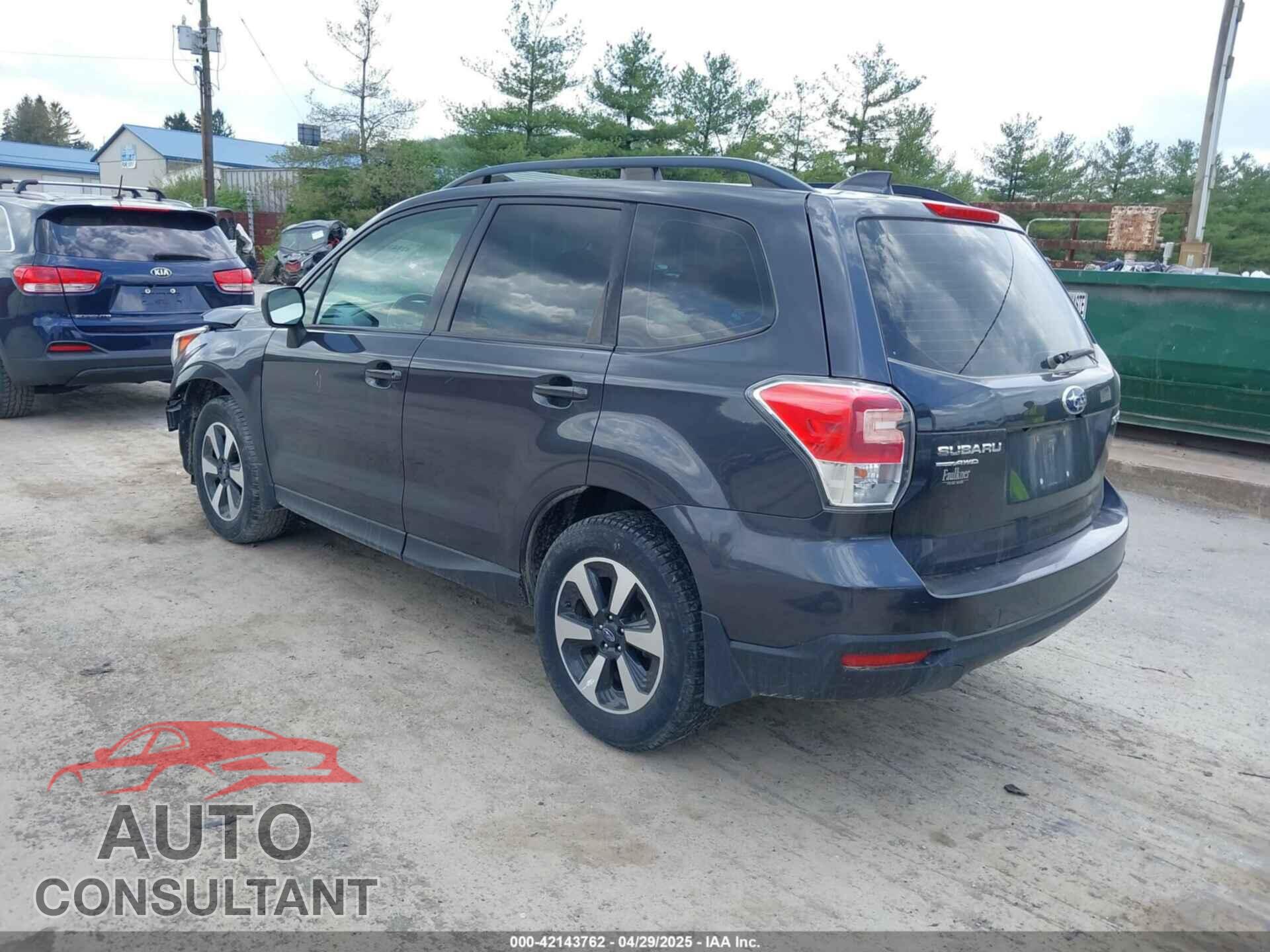 SUBARU FORESTER 2018 - JF2SJABC9JH606789