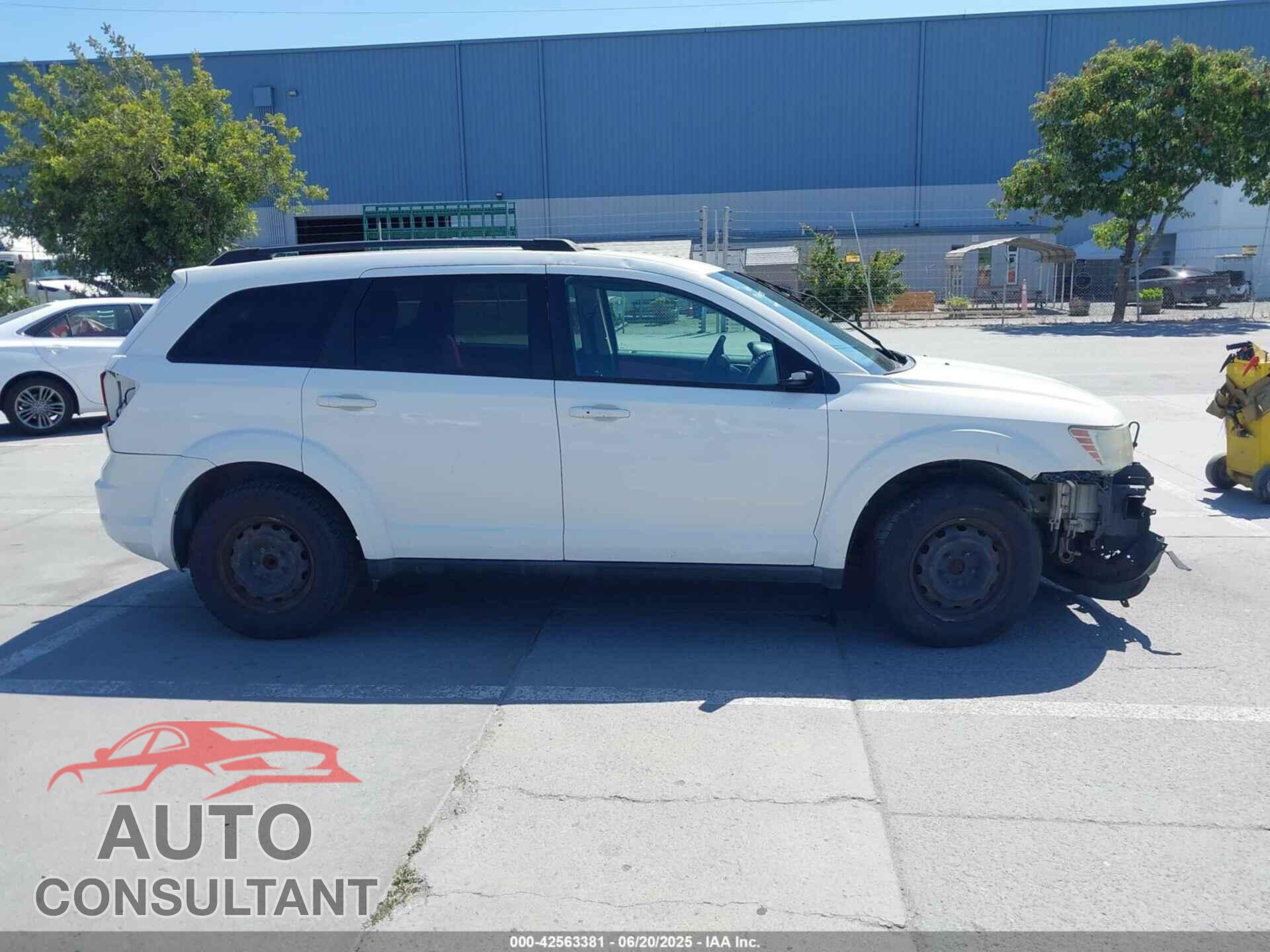 DODGE JOURNEY 2012 - 3C4PDCAB3CT168470