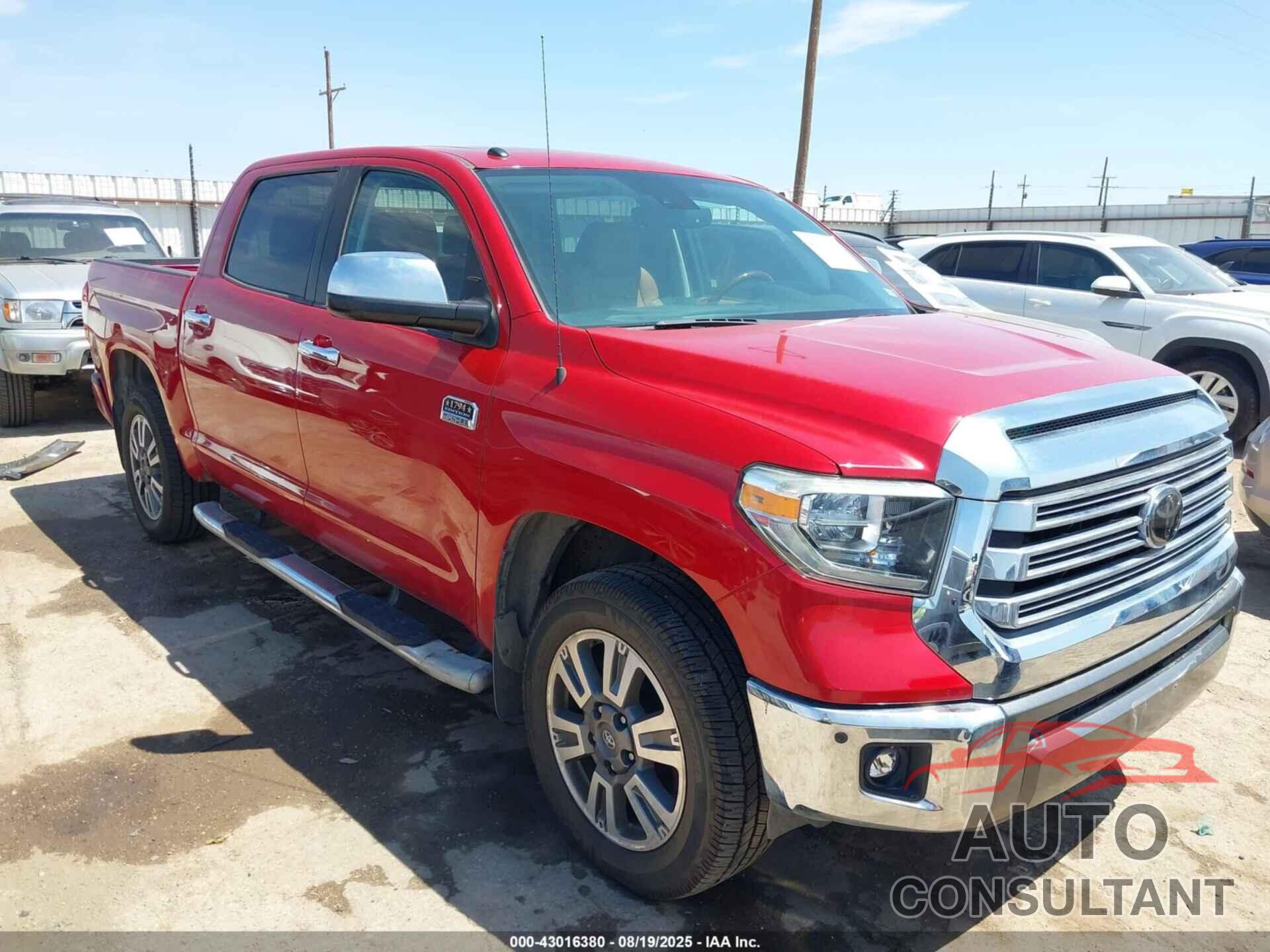 TOYOTA TUNDRA 2018 - 5TFAW5F13JX770881