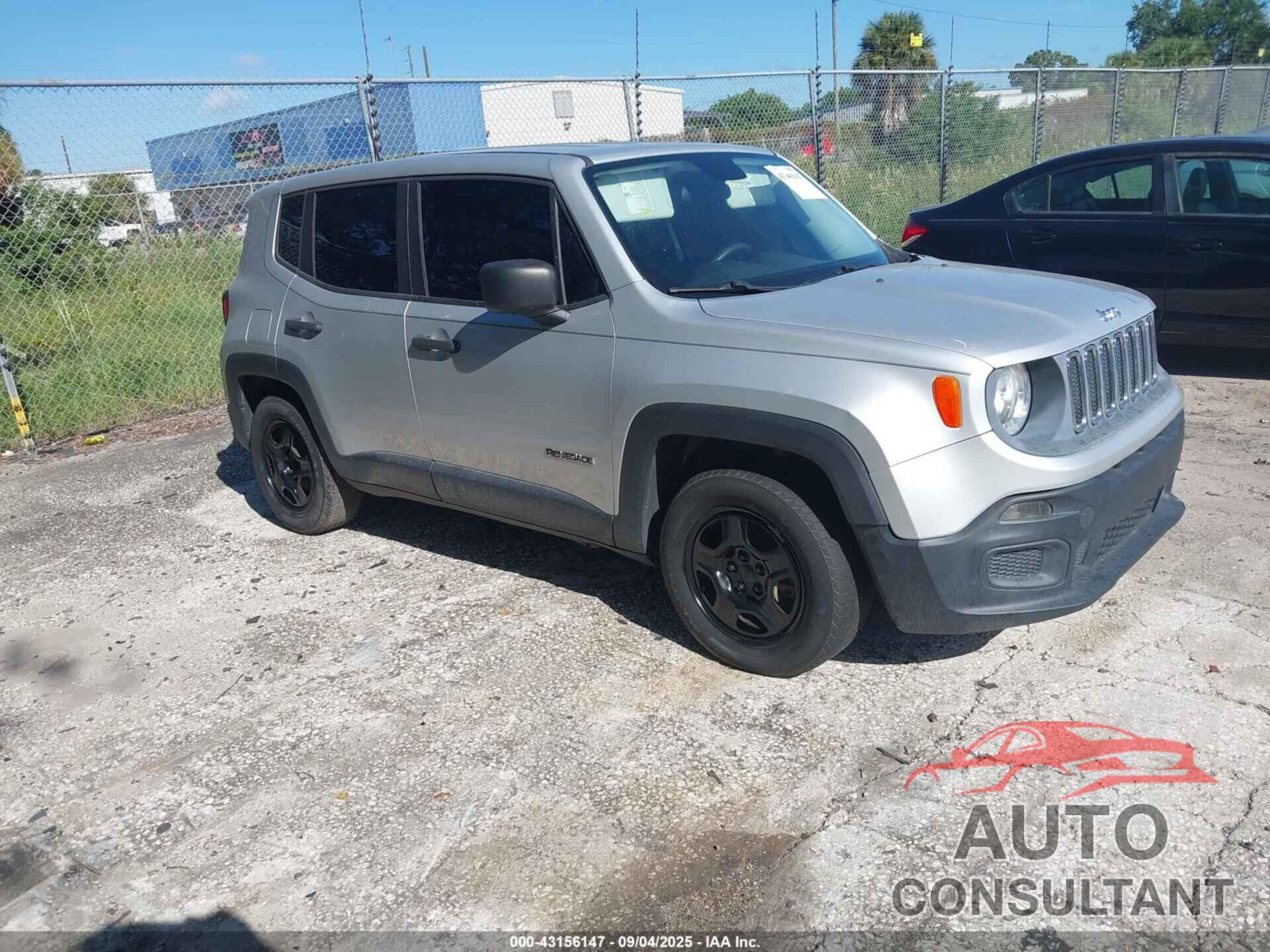 JEEP RENEGADE 2016 - ZACCJAAW3GPC43406
