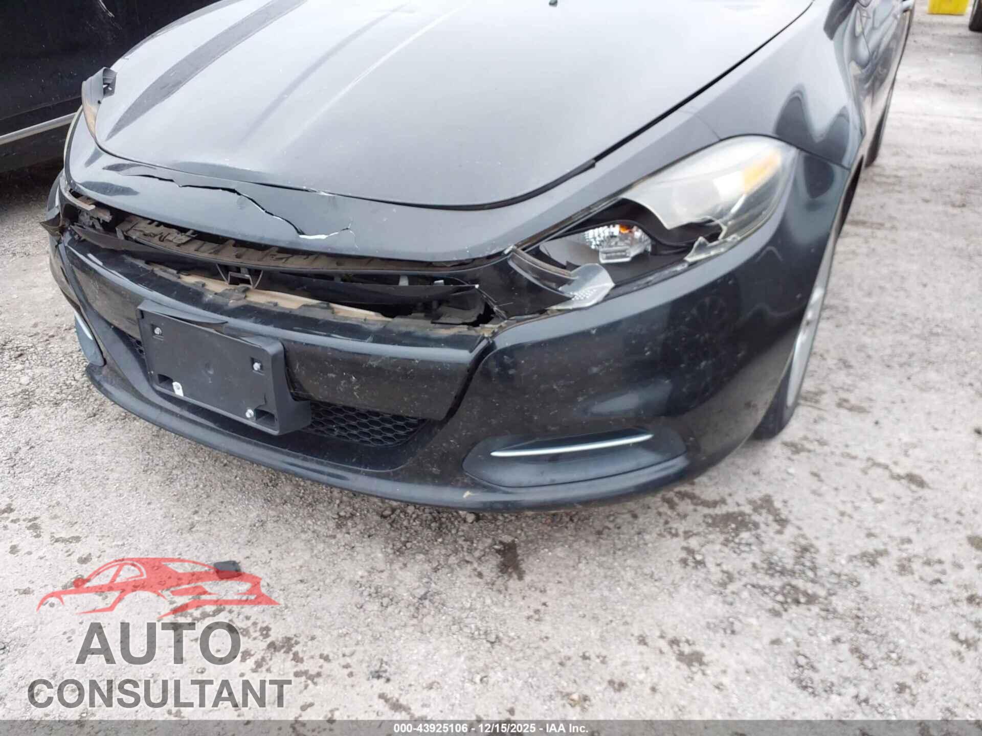 DODGE DART 2015 - 1C3CDFBB7FD275907