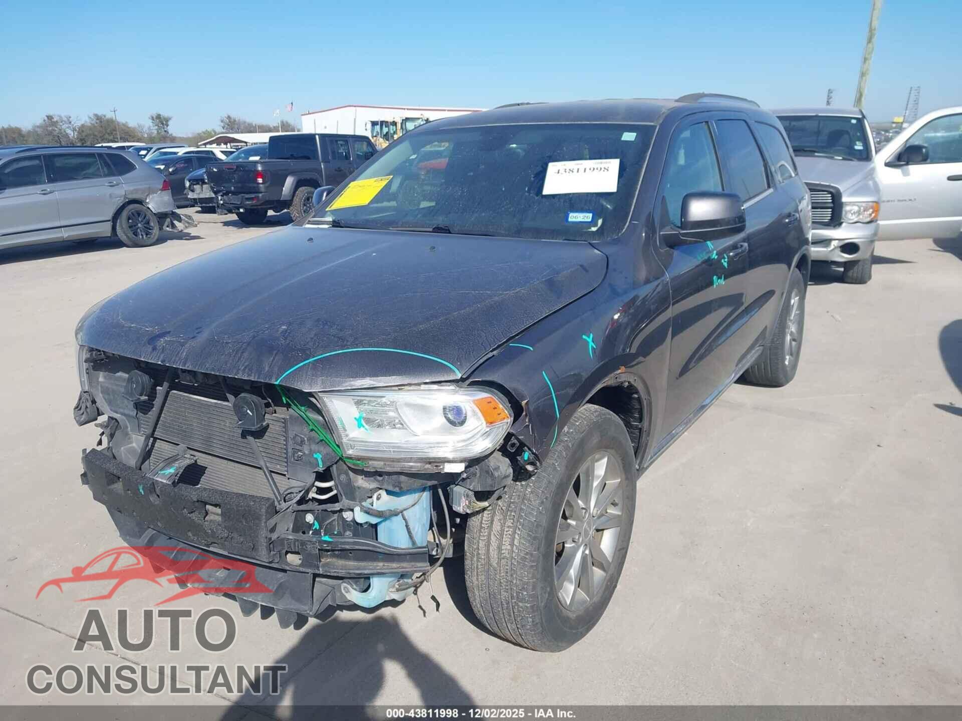 DODGE DURANGO 2017 - 1C4RDHAG9HC950633