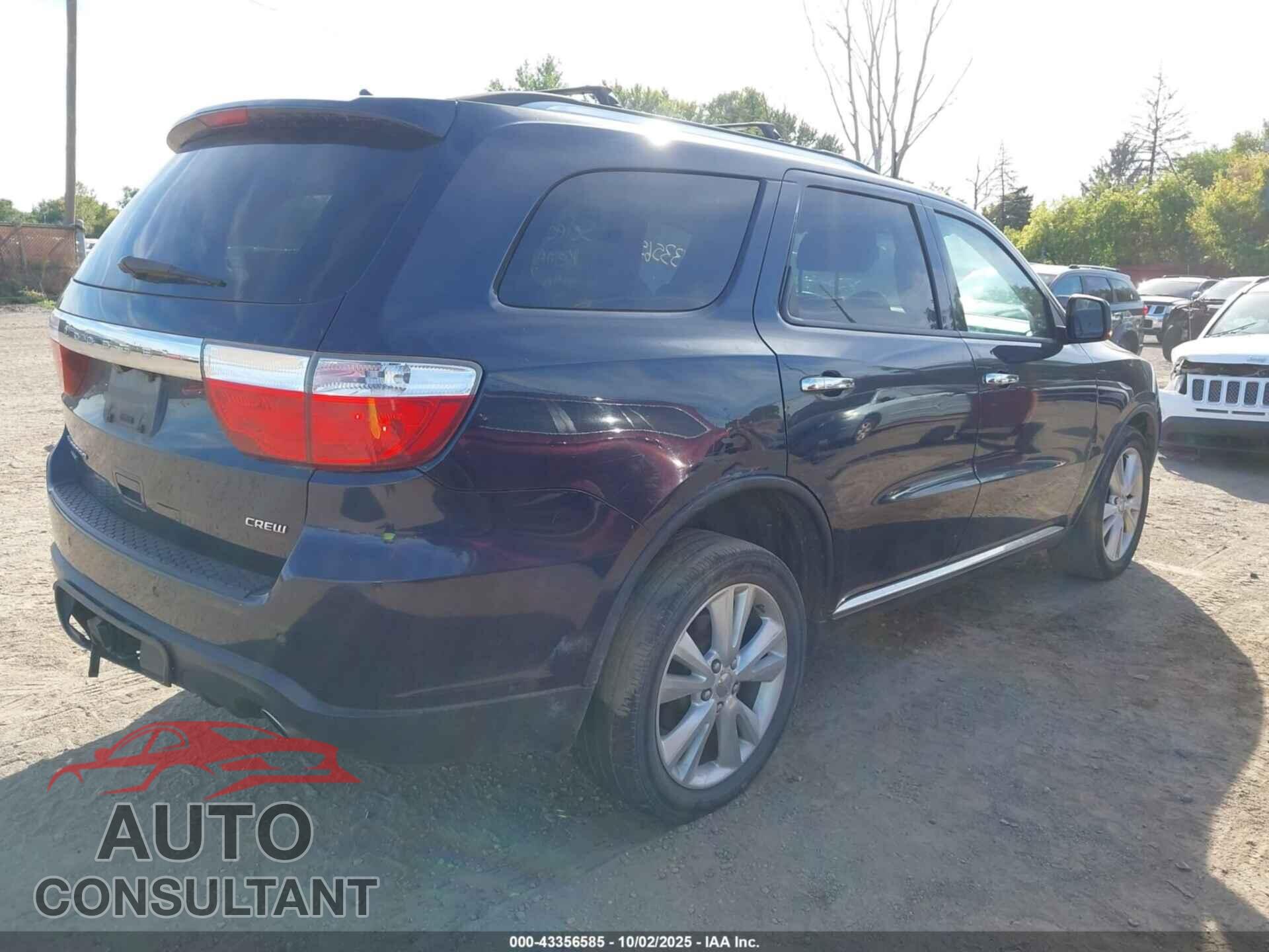 DODGE DURANGO 2013 - 1C4RDJDG2DC695871