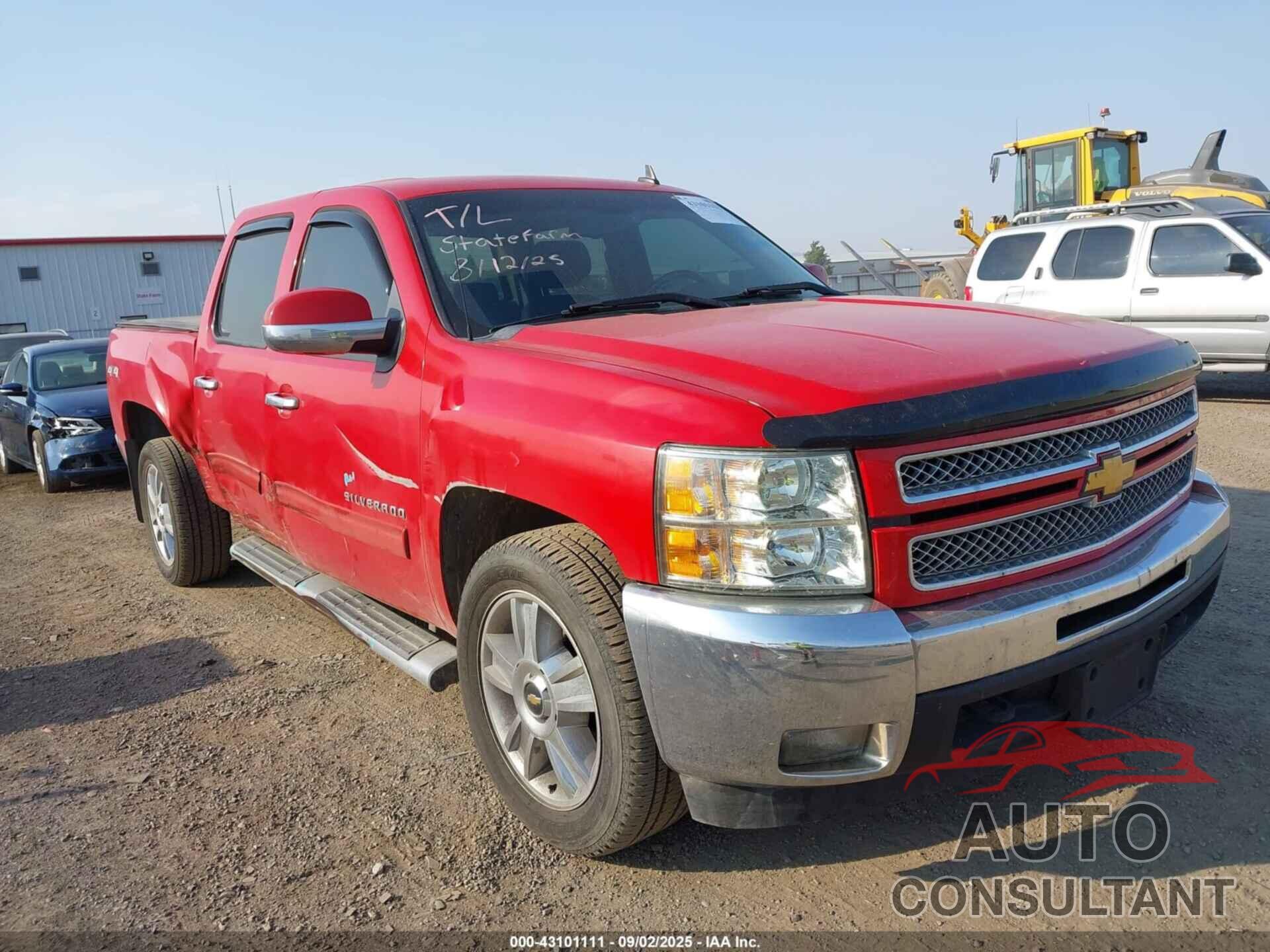 CHEVROLET SILVERADO 1500 2013 - 3GCPKTE76DG100346