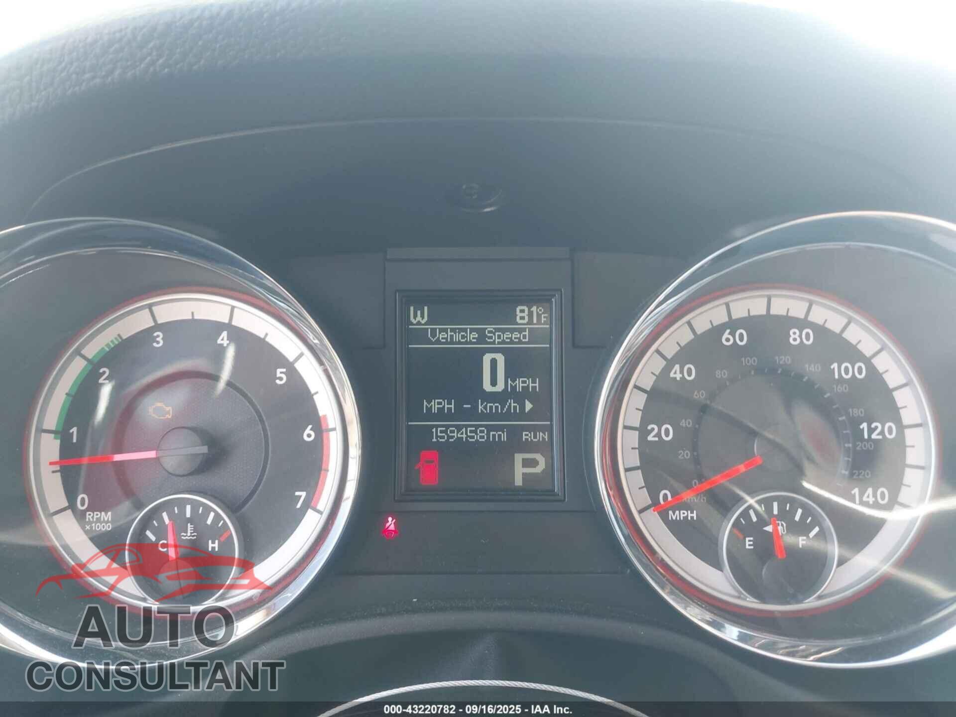 DODGE DURANGO 2012 - 1C4SDJCT2CC116554