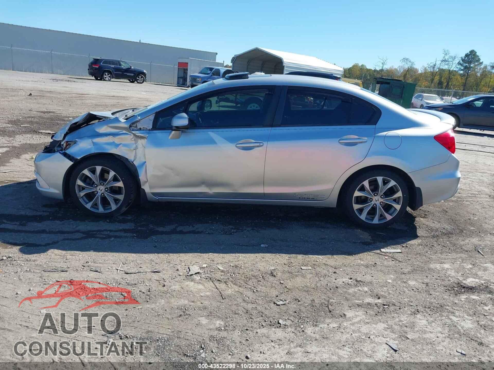 HONDA CIVIC 2012 - 2HGFB6E53CH700270