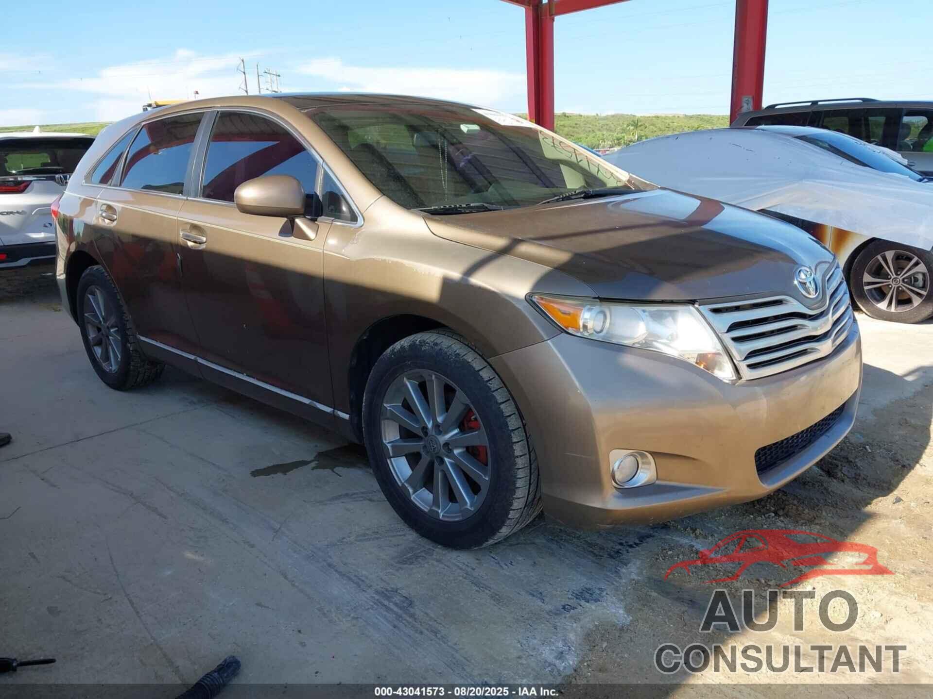 TOYOTA VENZA 2010 - 4T3ZA3BB0AU021819