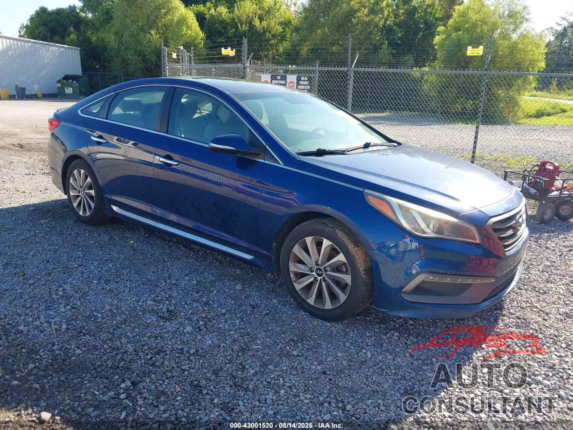 HYUNDAI SONATA 2017 - 5NPE34AFXHH556015