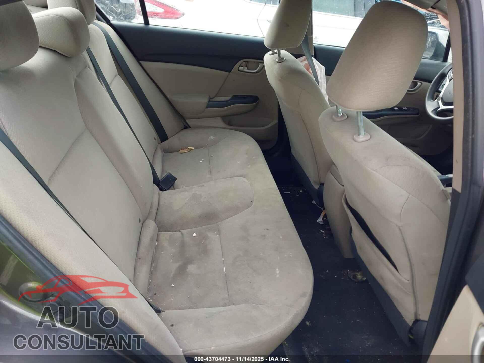 HONDA CIVIC 2013 - 19XFB2F54DE044681