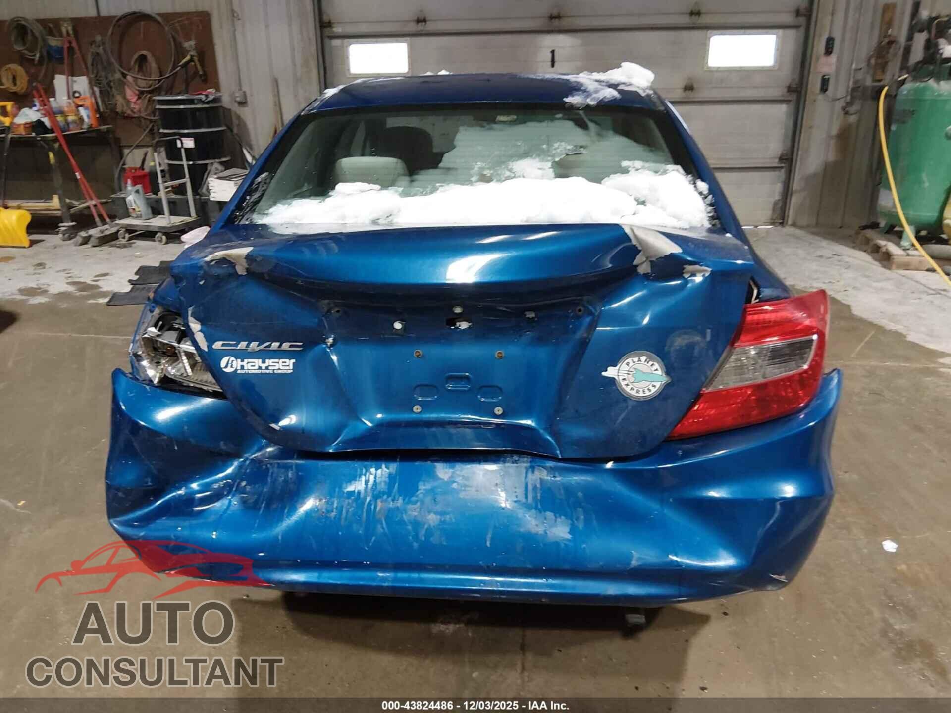 HONDA CIVIC 2012 - 19XFB2F54CE042170