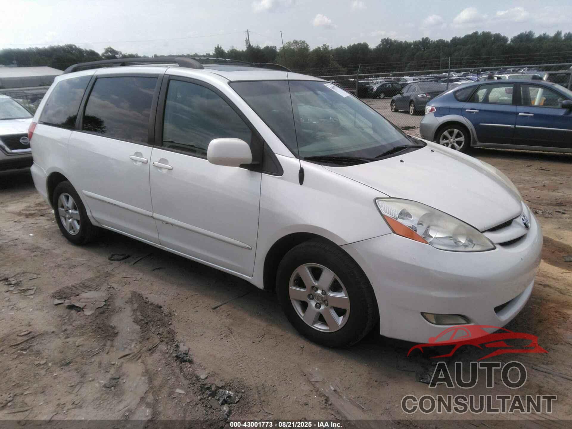 TOYOTA SIENNA 2009 - 5TDZK22CX9S284655