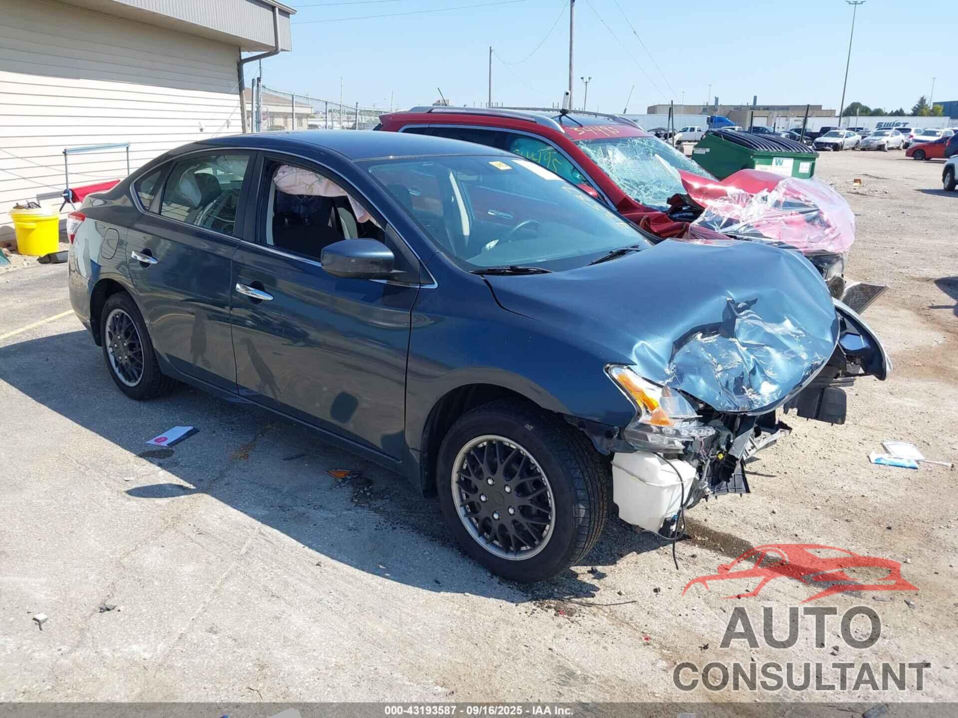 NISSAN SENTRA 2013 - 3N1AB7AP9DL793975