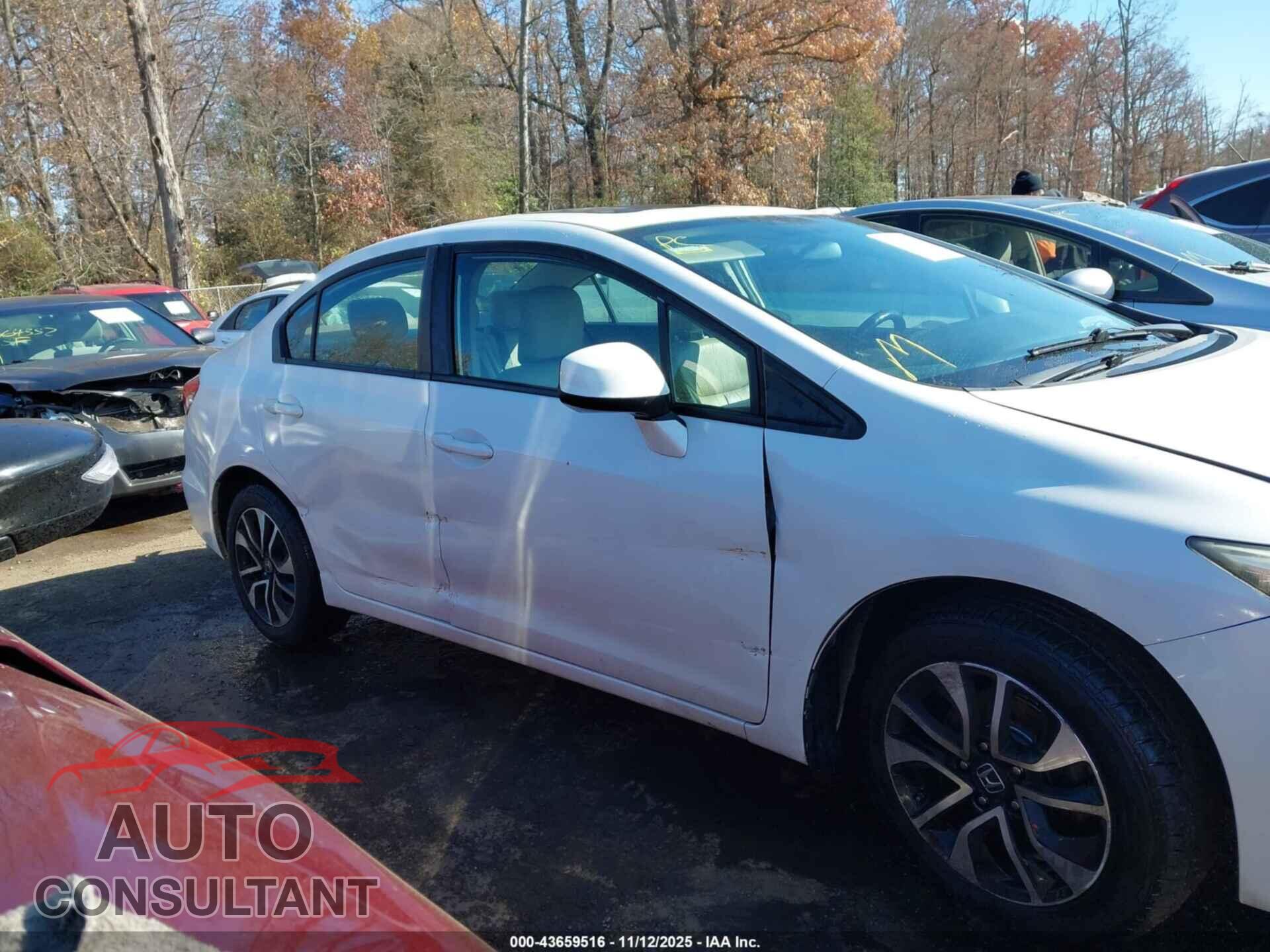 HONDA CIVIC 2013 - 19XFB2F94DE207008