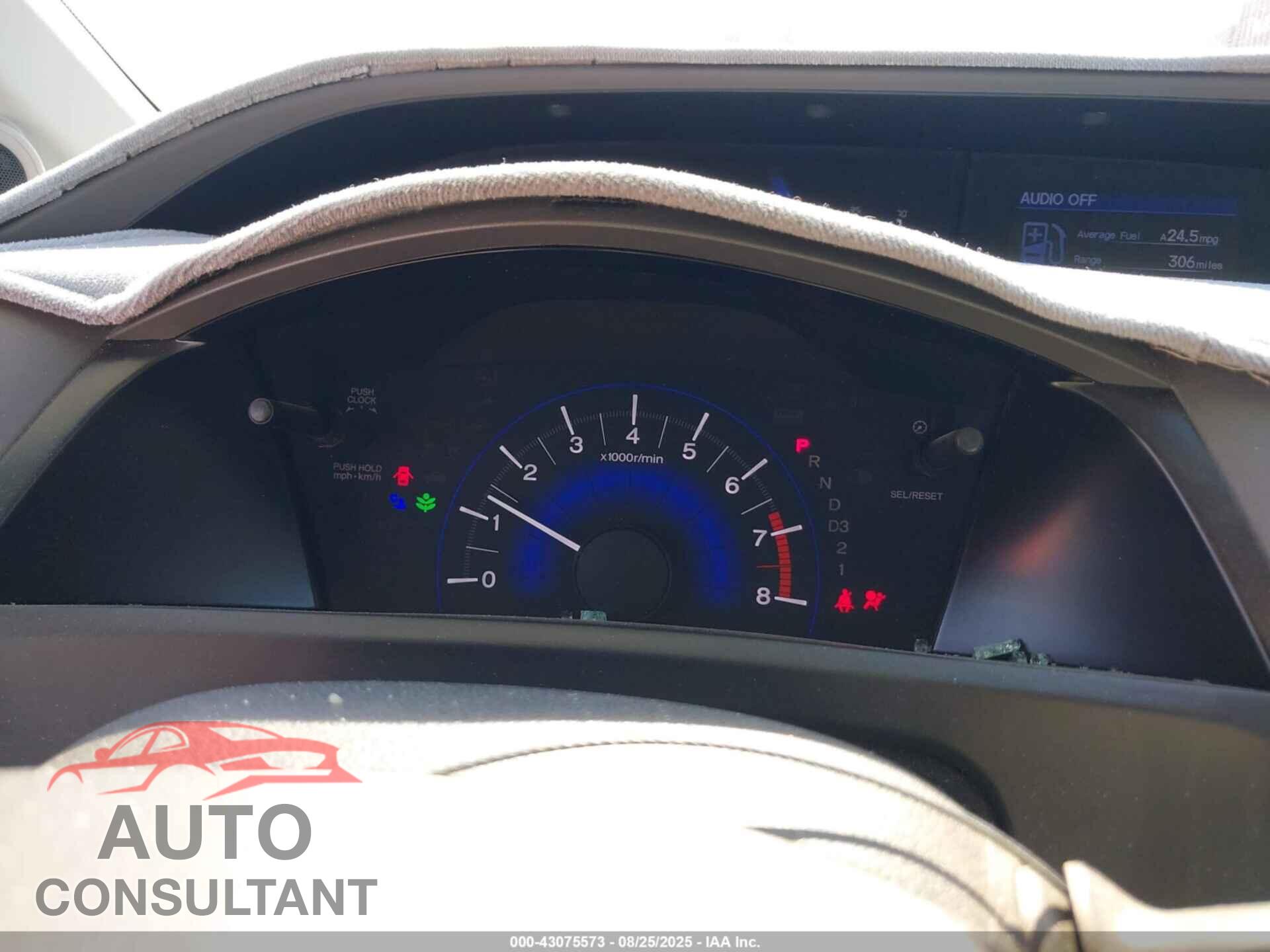 HONDA CIVIC 2012 - 19XFB2F88CE382481