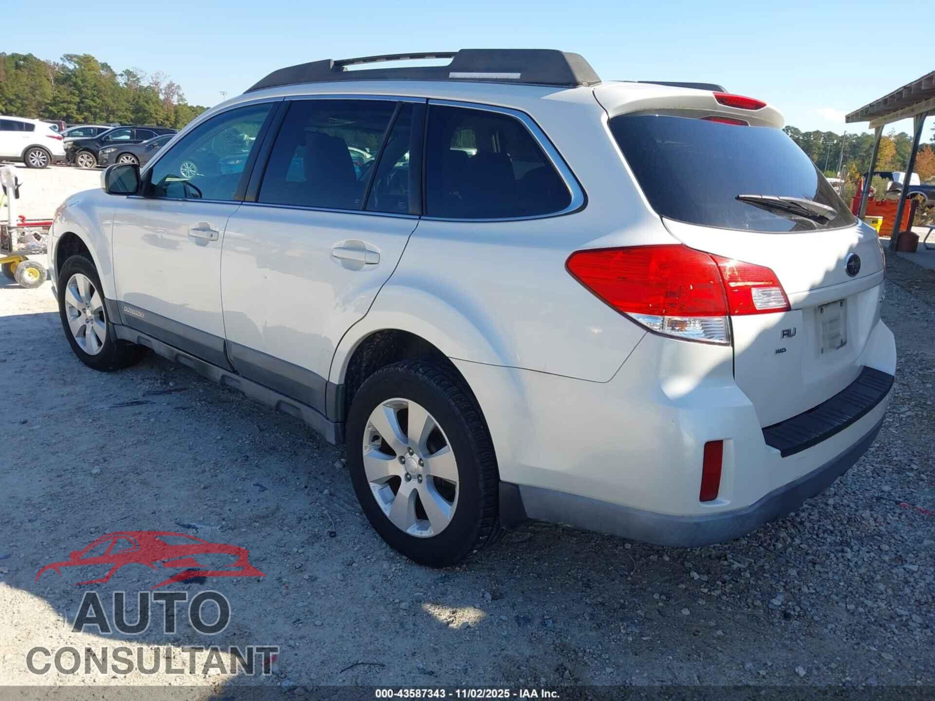 SUBARU OUTBACK 2011 - 4S4BRBCC2B3441030
