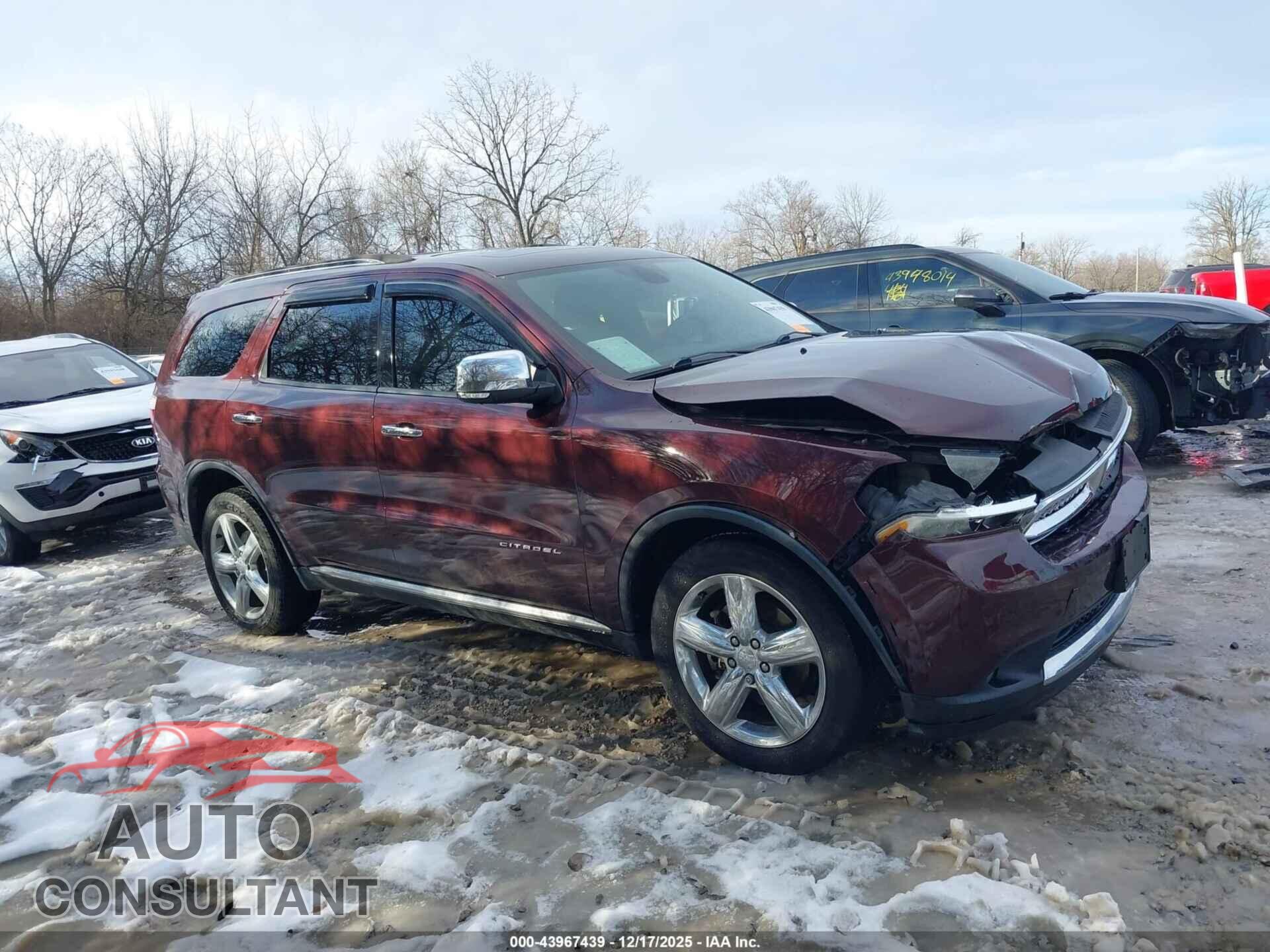 DODGE DURANGO 2012 - 1C4RDJEG5CC336544