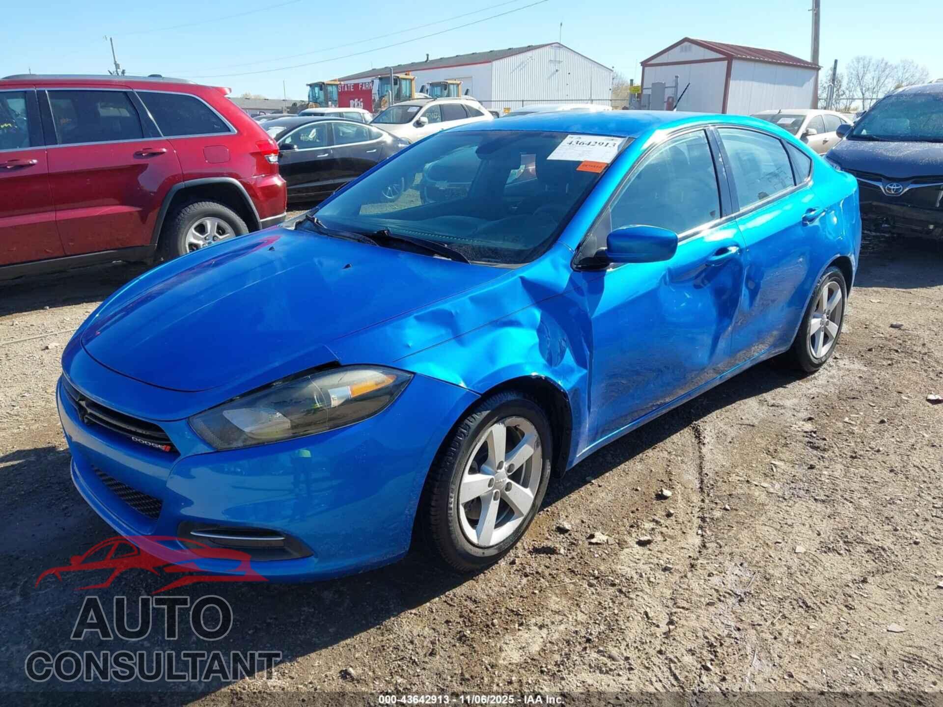 DODGE DART 2015 - 1C3CDFBB0FD346039