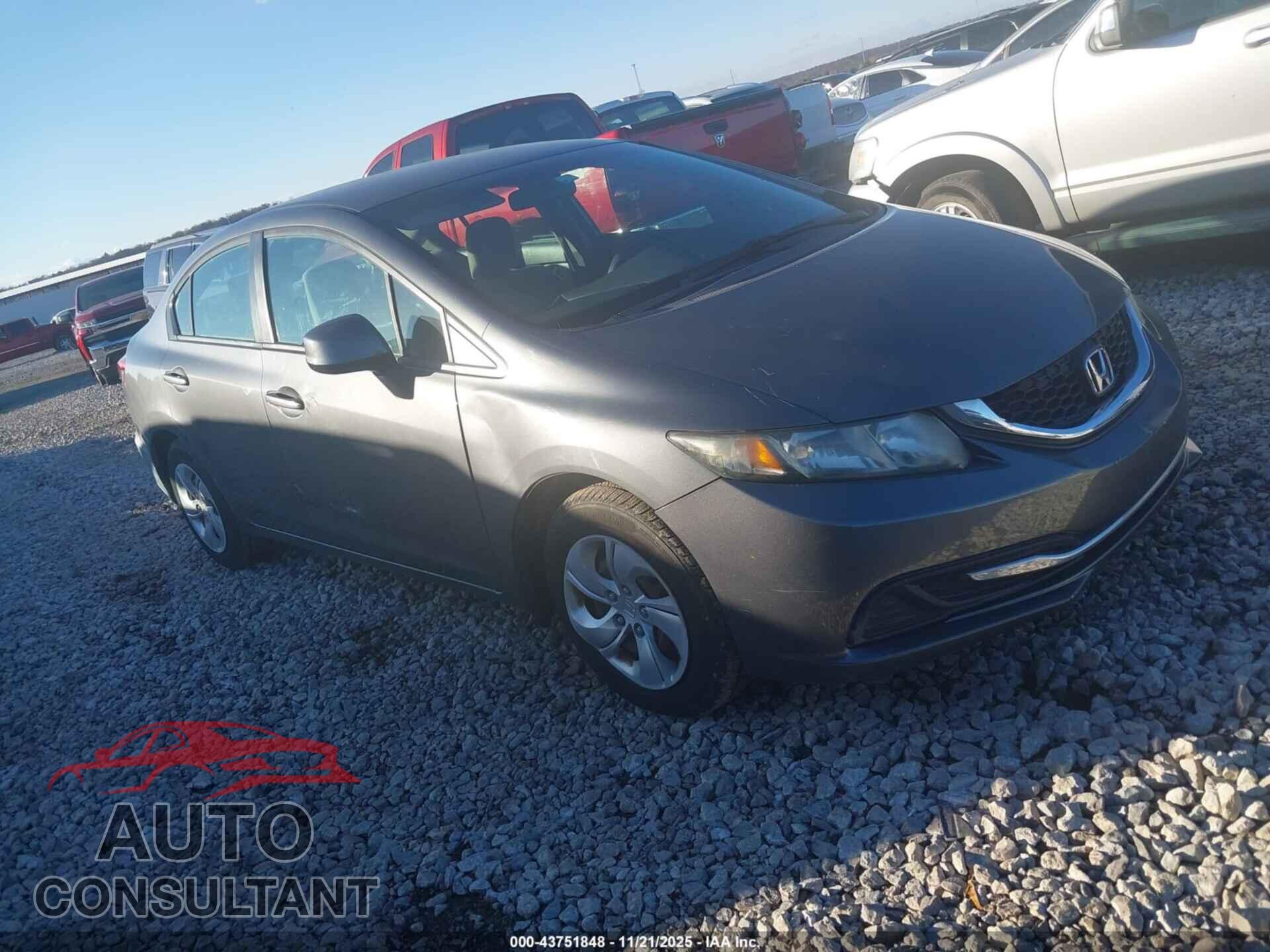 HONDA CIVIC 2013 - 19XFB2F59DE078535