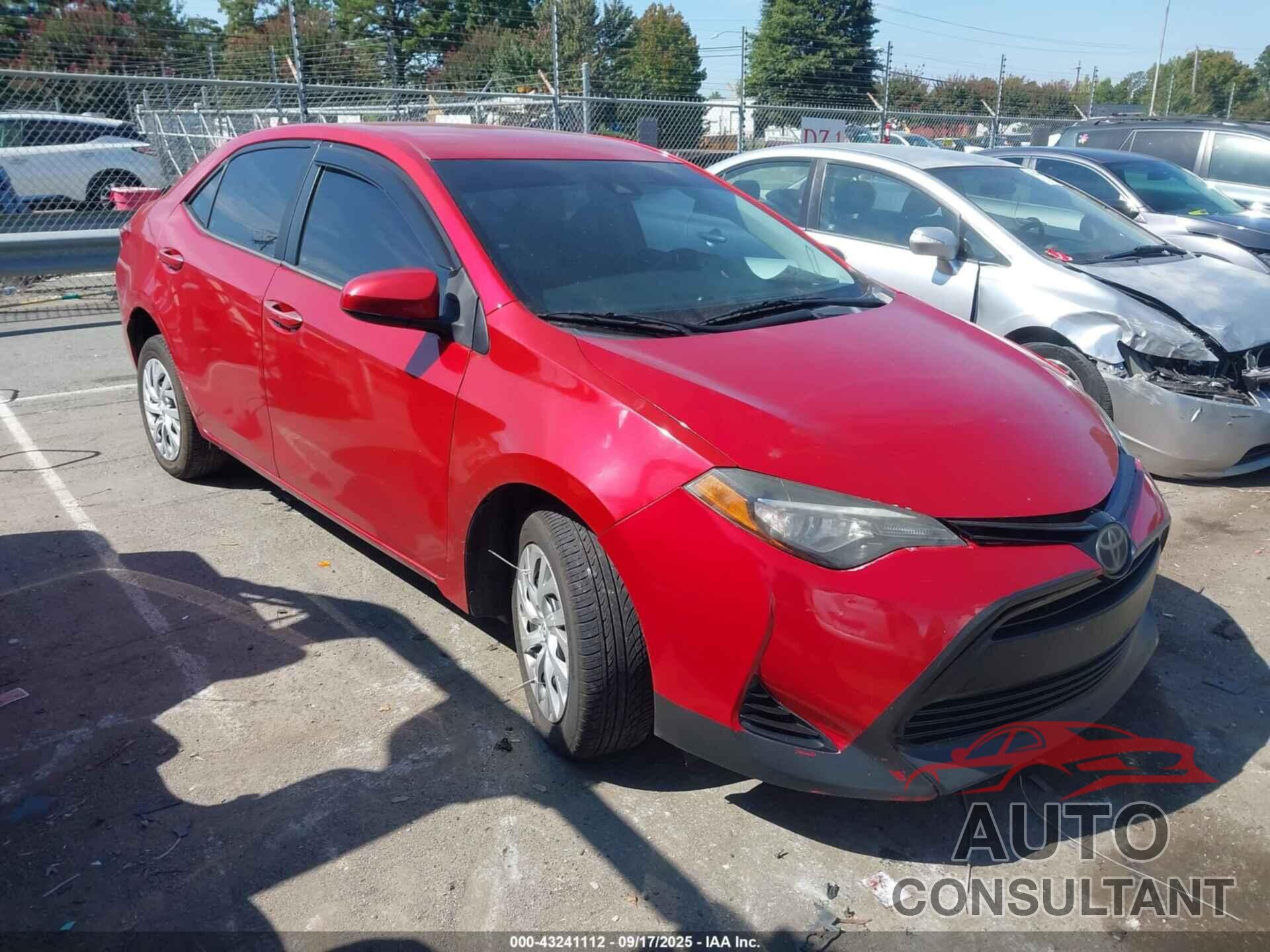 TOYOTA COROLLA 2018 - 5YFBURHE7JP854993
