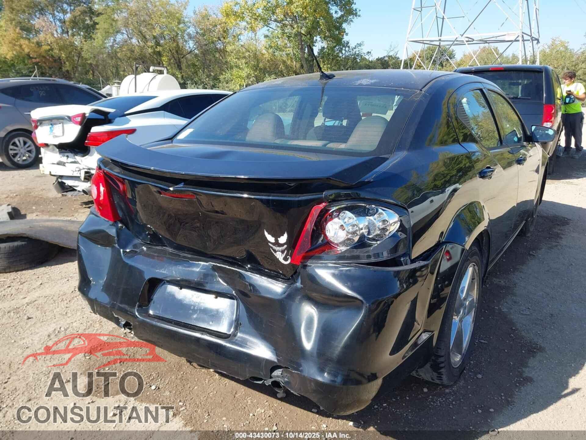 DODGE AVENGER 2012 - 1C3CDZAB7CN265015