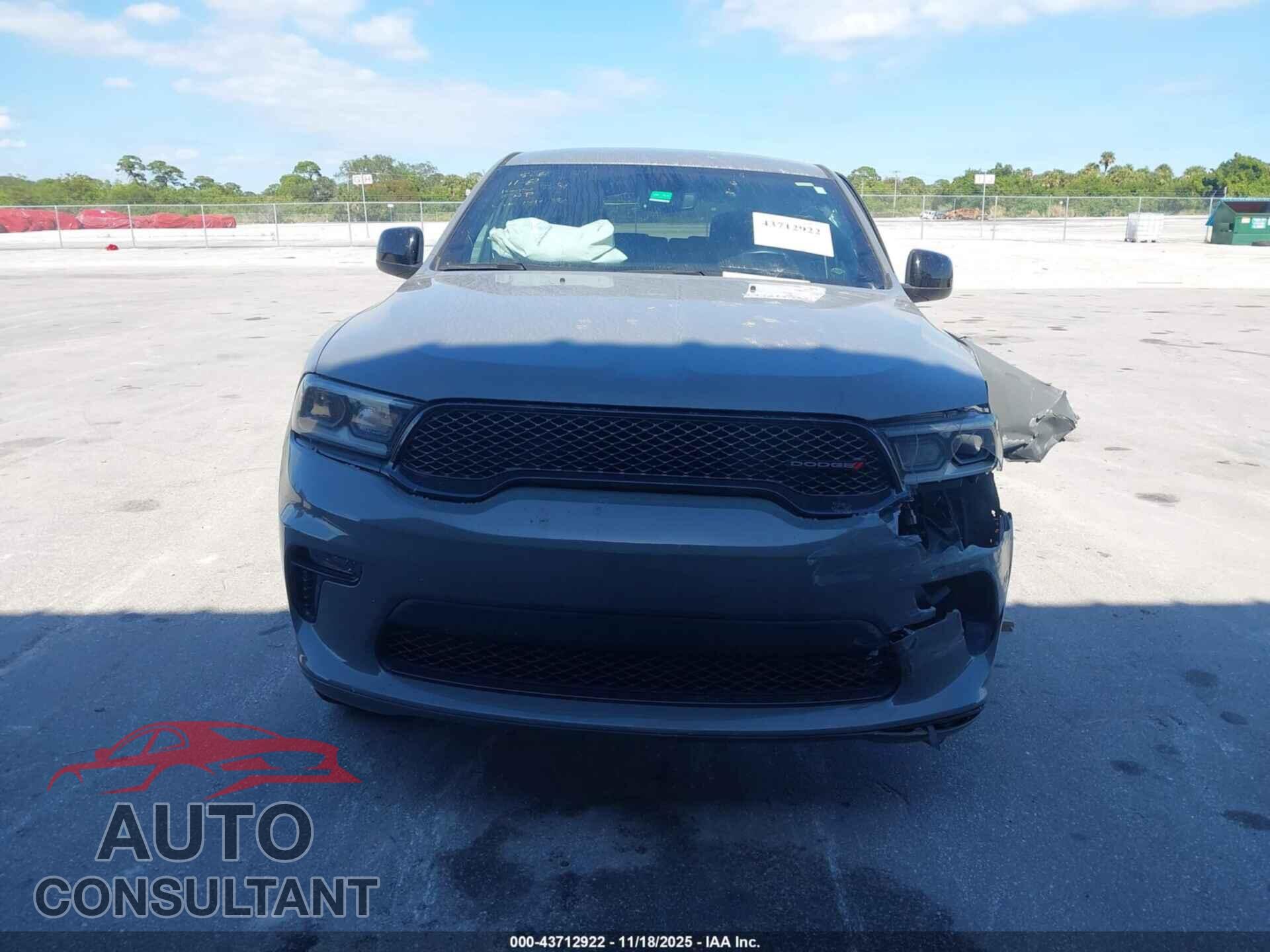 DODGE DURANGO 2022 - 1C4RDHAG9NC181854