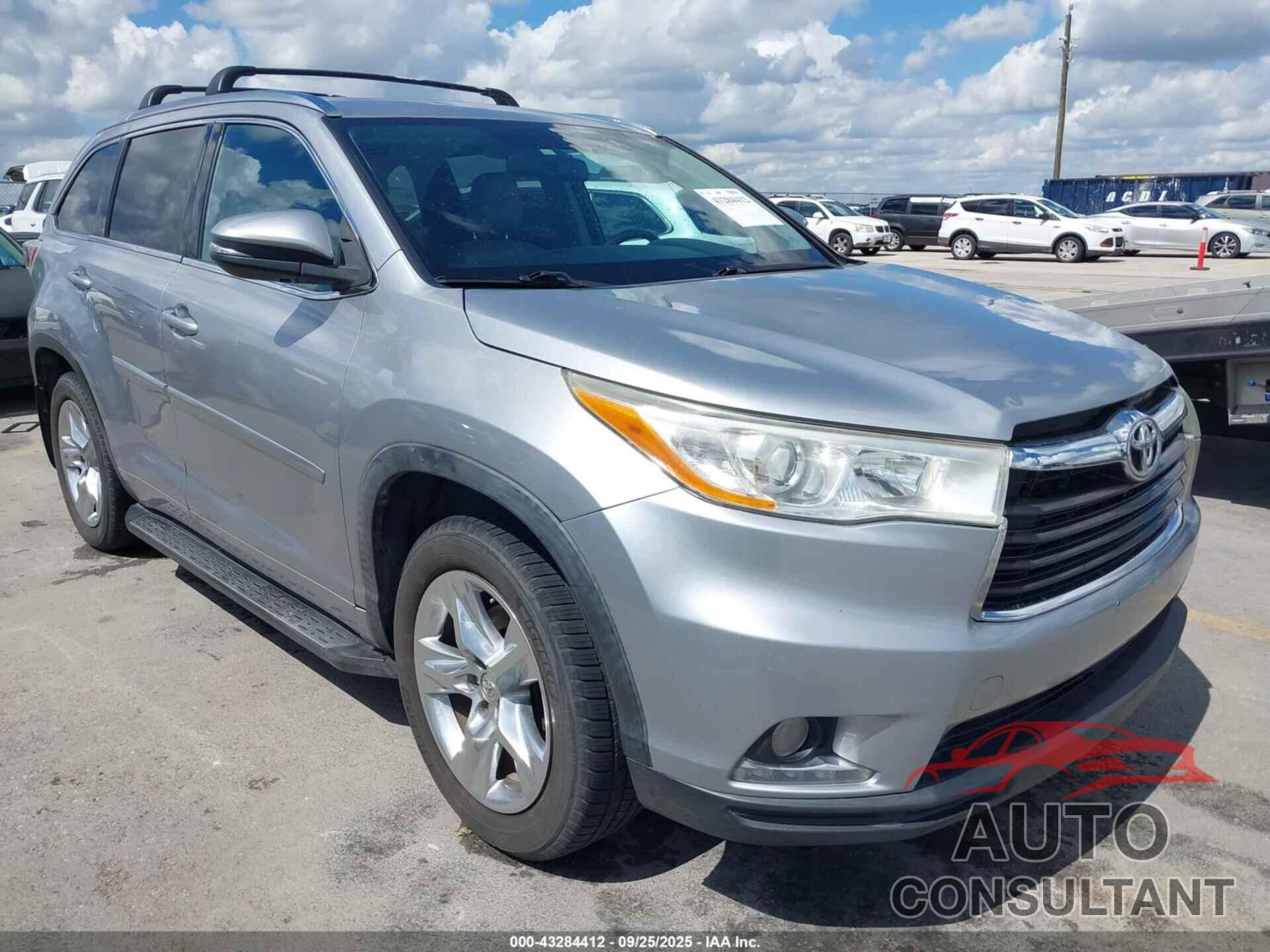 TOYOTA HIGHLANDER 2014 - 5TDYKRFH2ES021306