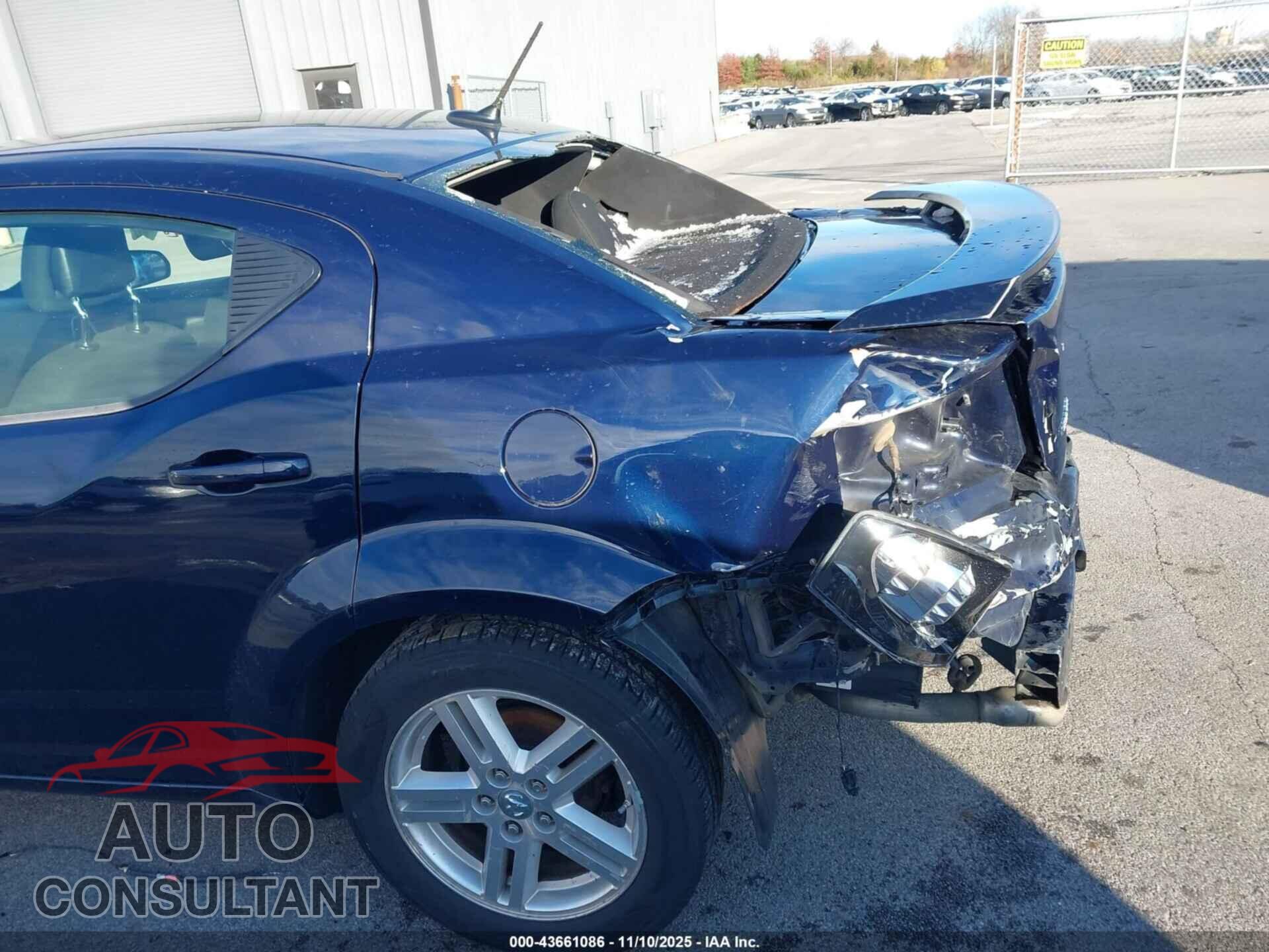 DODGE AVENGER 2013 - 1C3CDZAG4DN771768