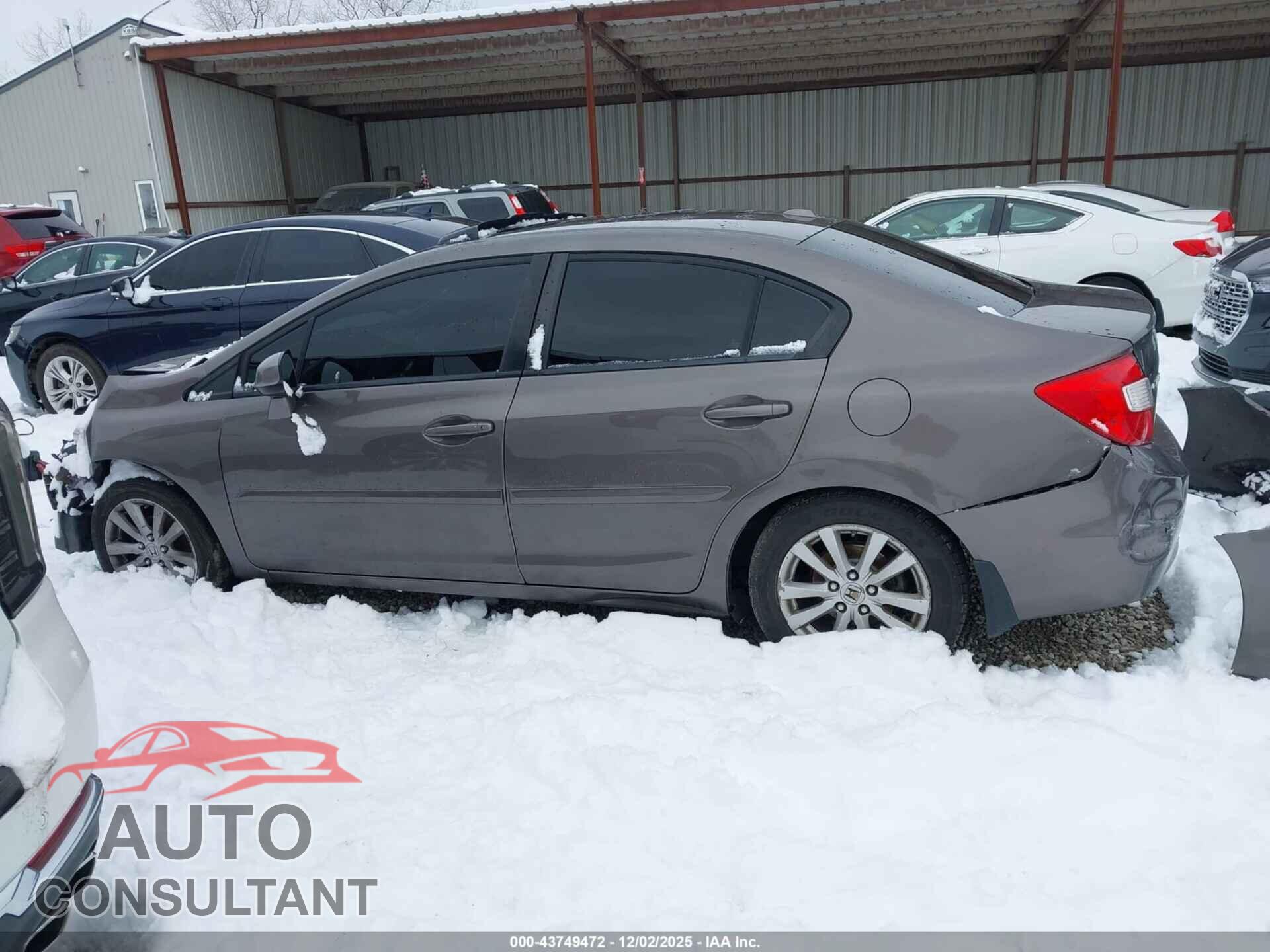 HONDA CIVIC 2012 - 19XFB2F90CE012957