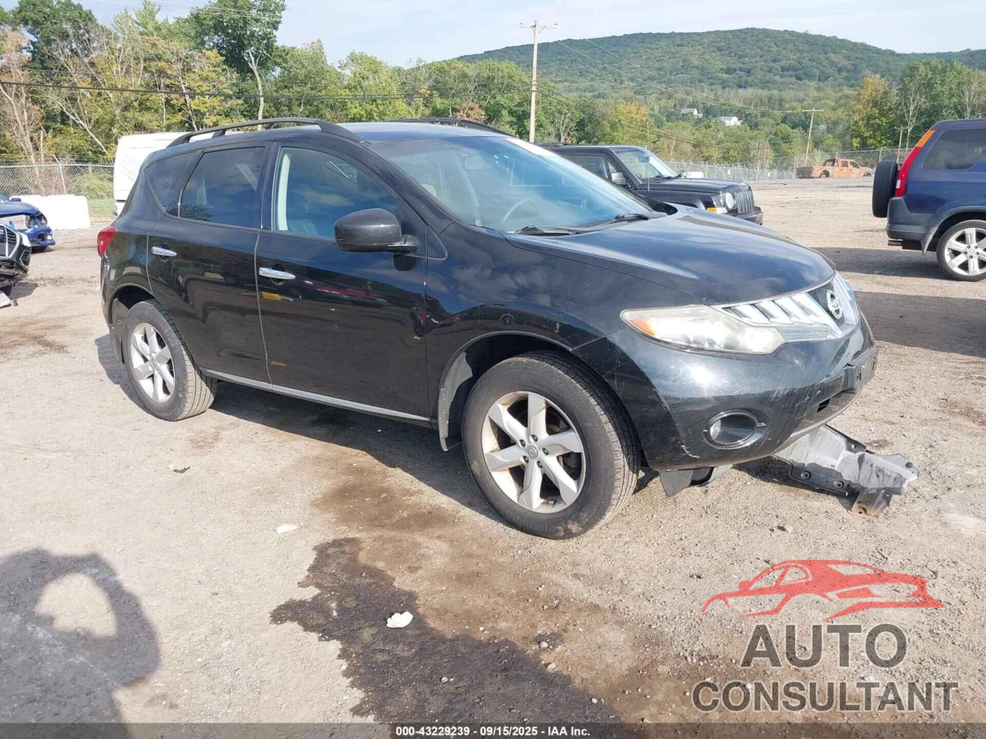 NISSAN MURANO 2009 - JN8AZ18W39W151129
