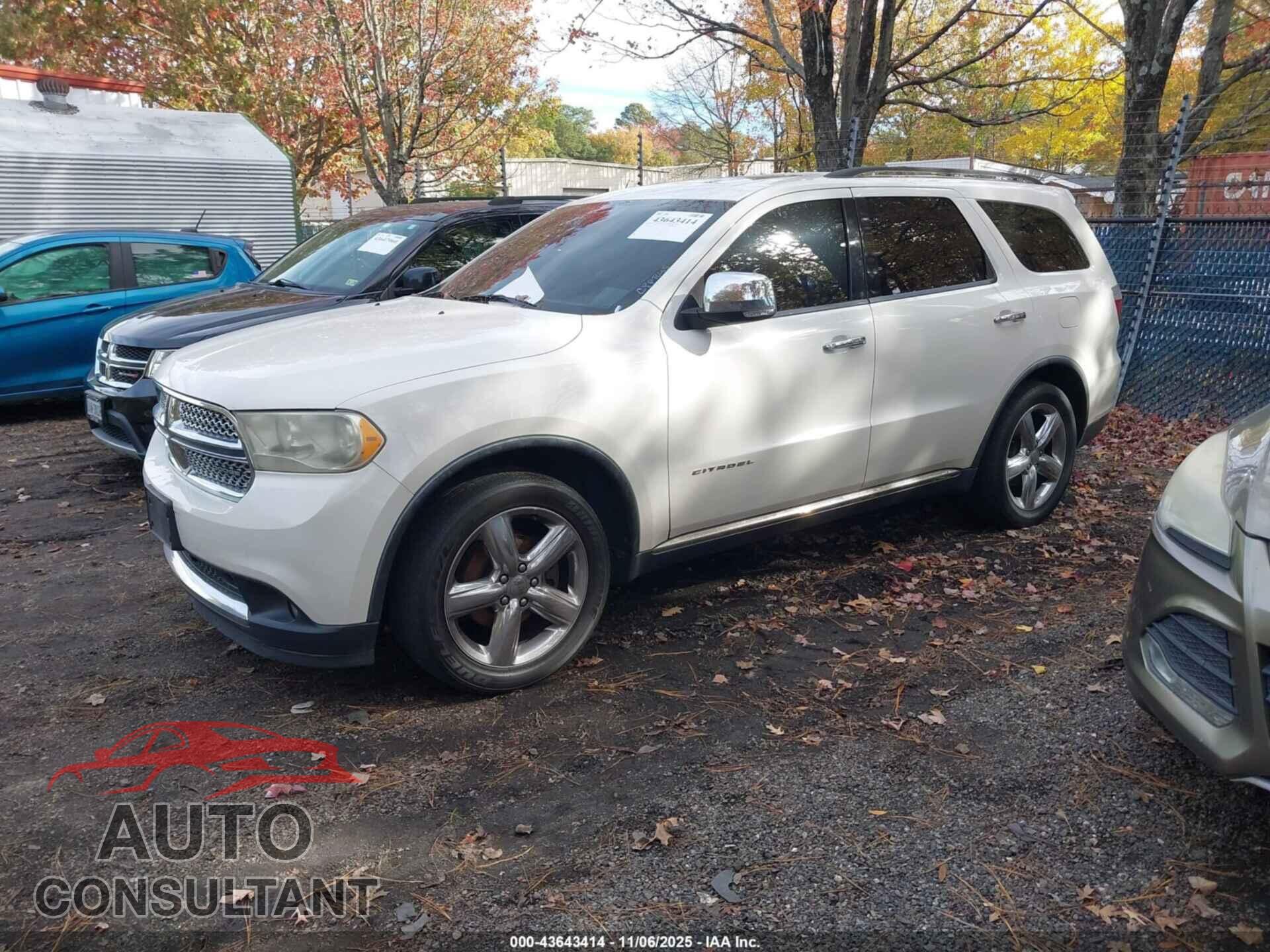 DODGE DURANGO 2012 - 1C4SDJET2CC112601