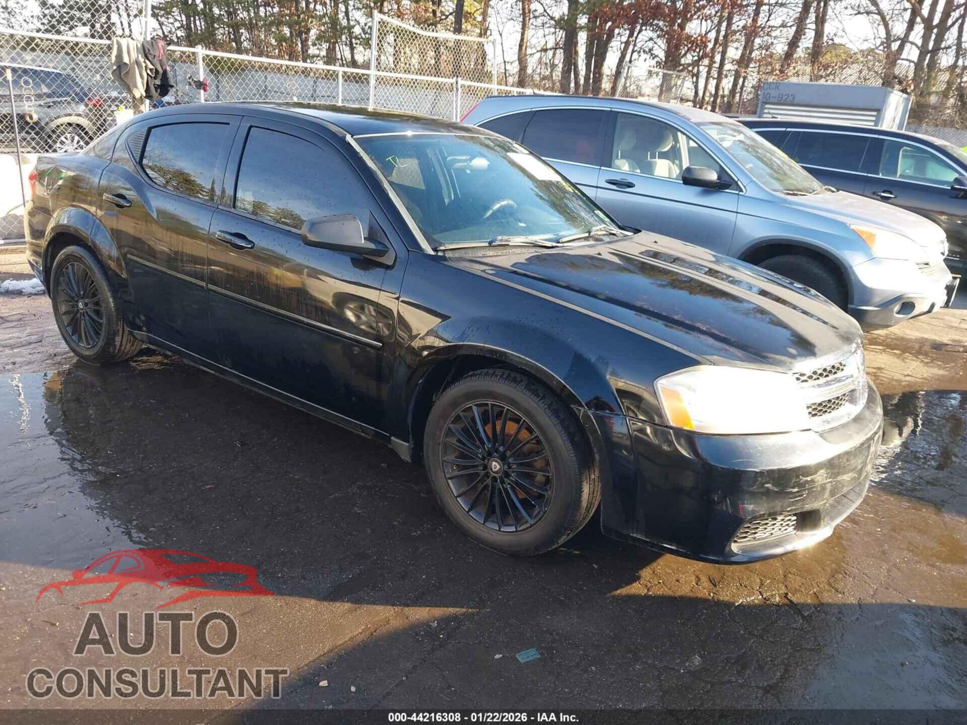 DODGE AVENGER 2013 - 1C3CDZAB2DN589376