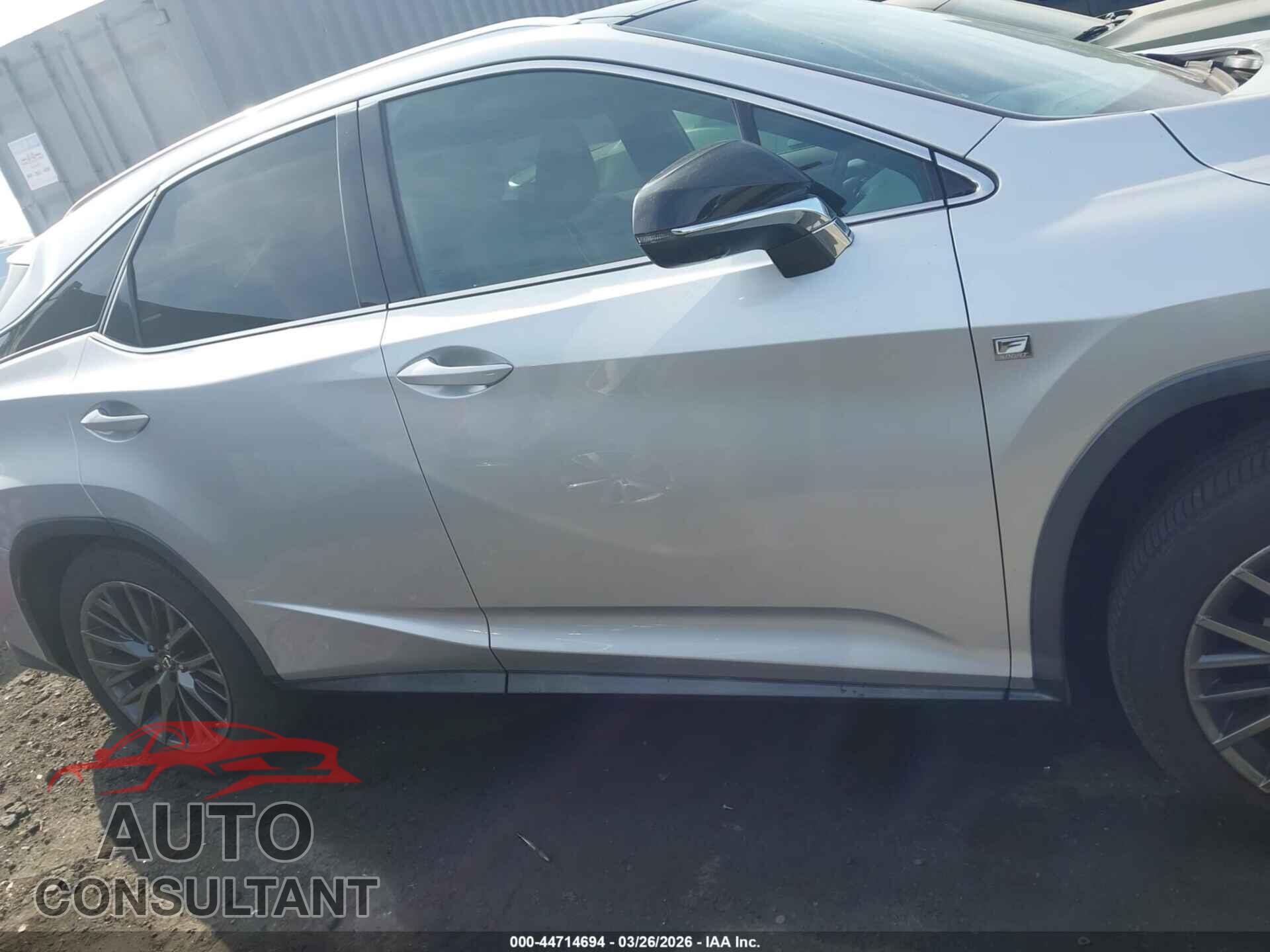 LEXUS RX 350 2016 - 2T2BZMCA0GC046112