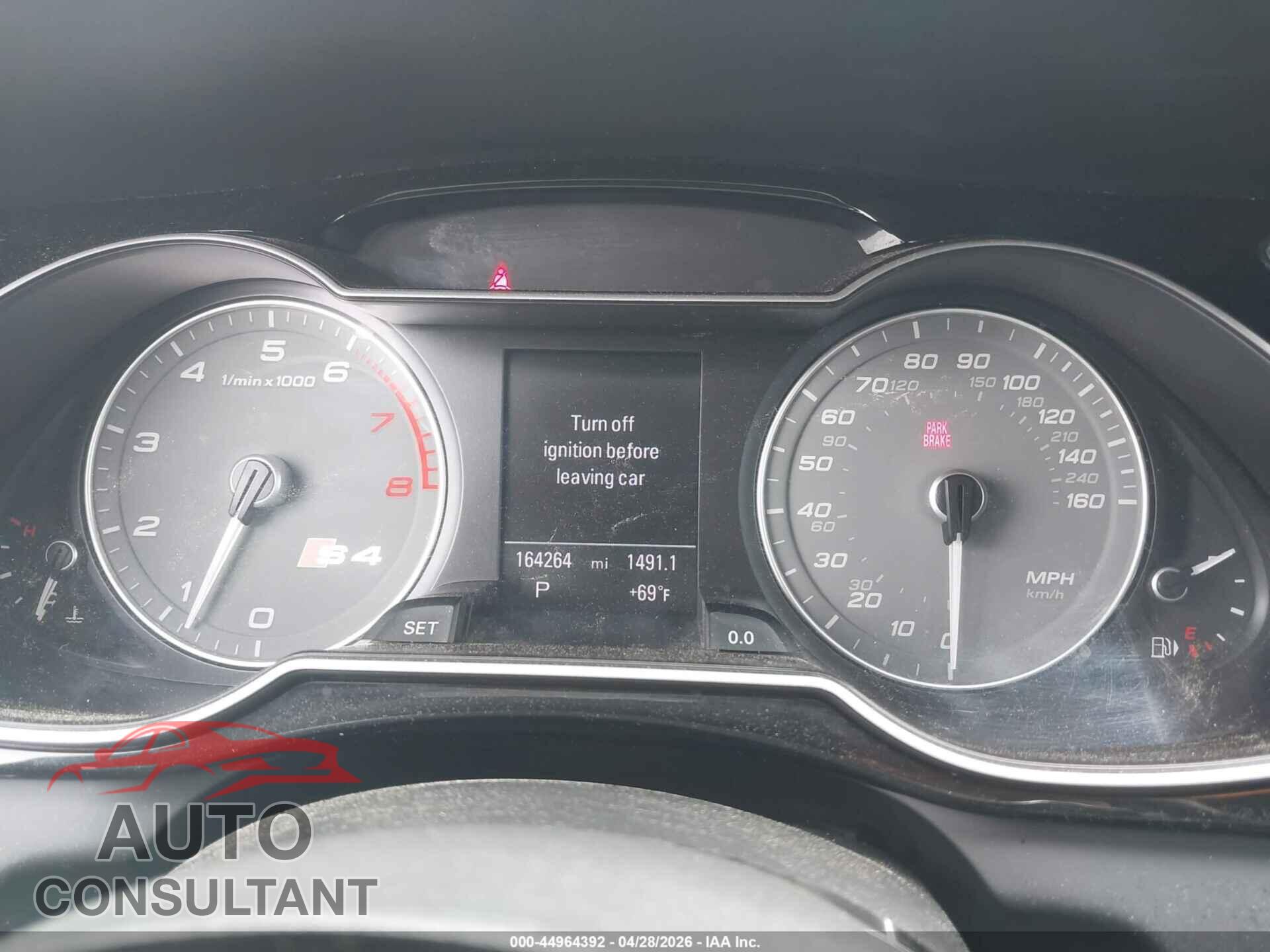 AUDI S4 2013 - WAUBGAFL0DA089111