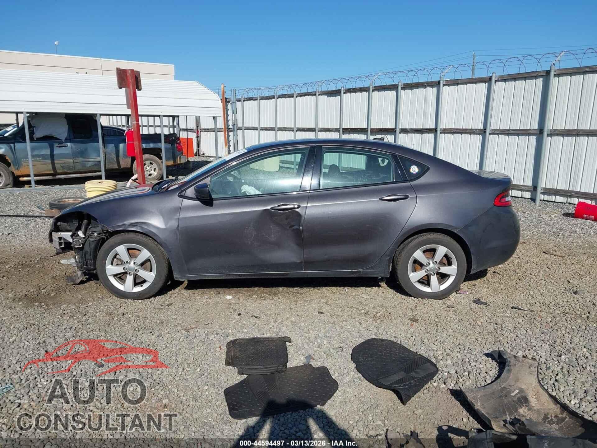 DODGE DART 2015 - 1C3CDFBB1FD307587