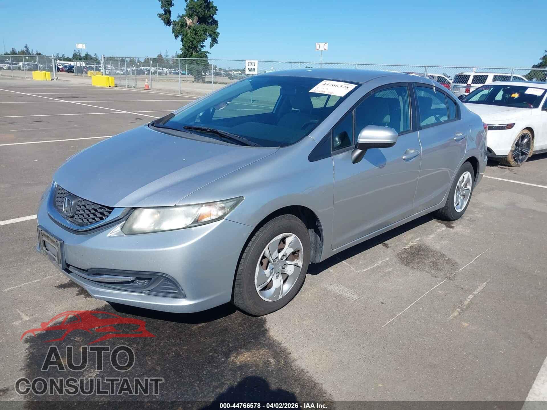 HONDA CIVIC 2014 - 19XFB2F52EE219558