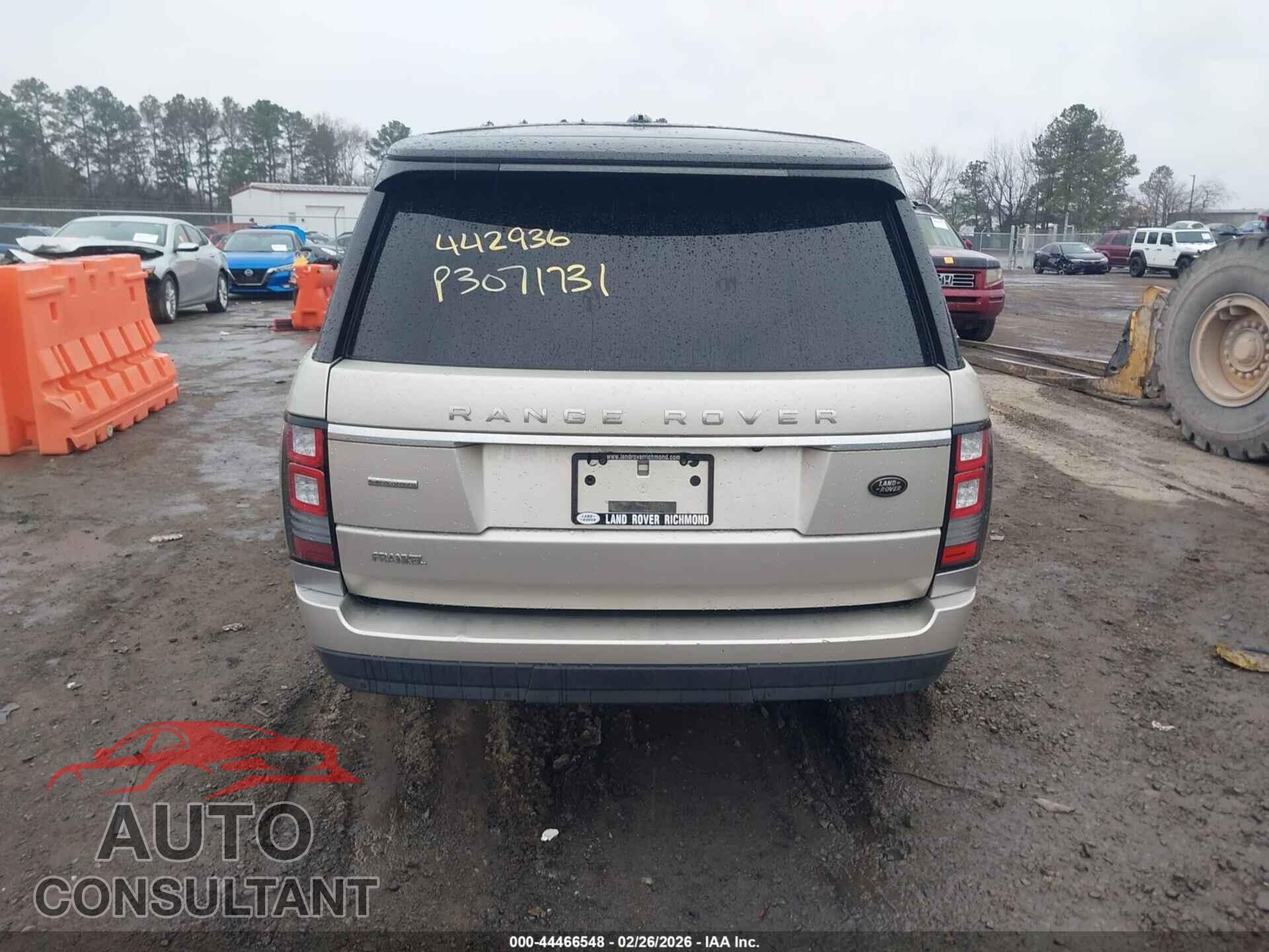 LAND ROVER RANGE ROVER 2013 - SALGS2EF7DA108299