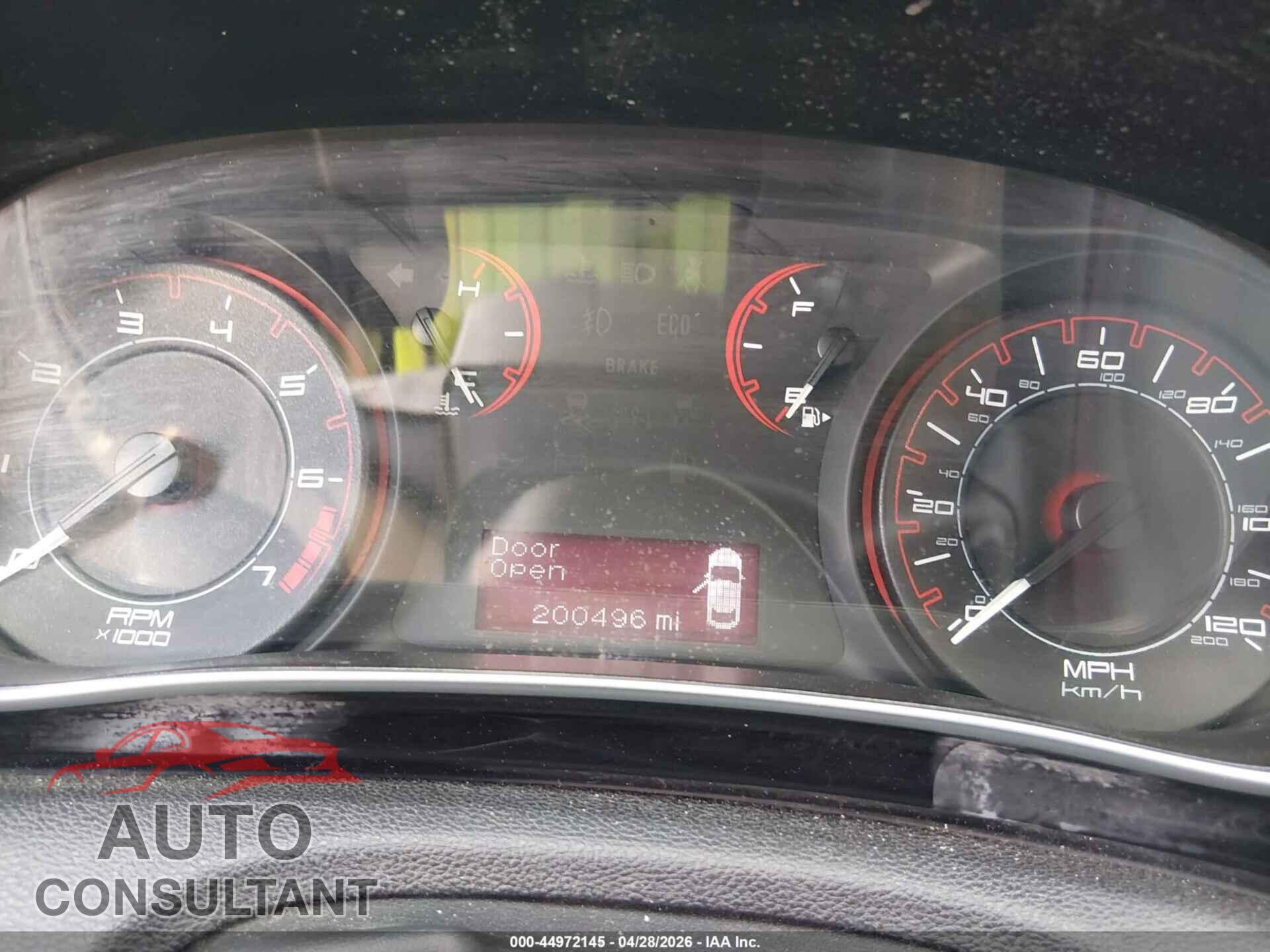 DODGE DART 2013 - 1C3CDFBA4DD205897