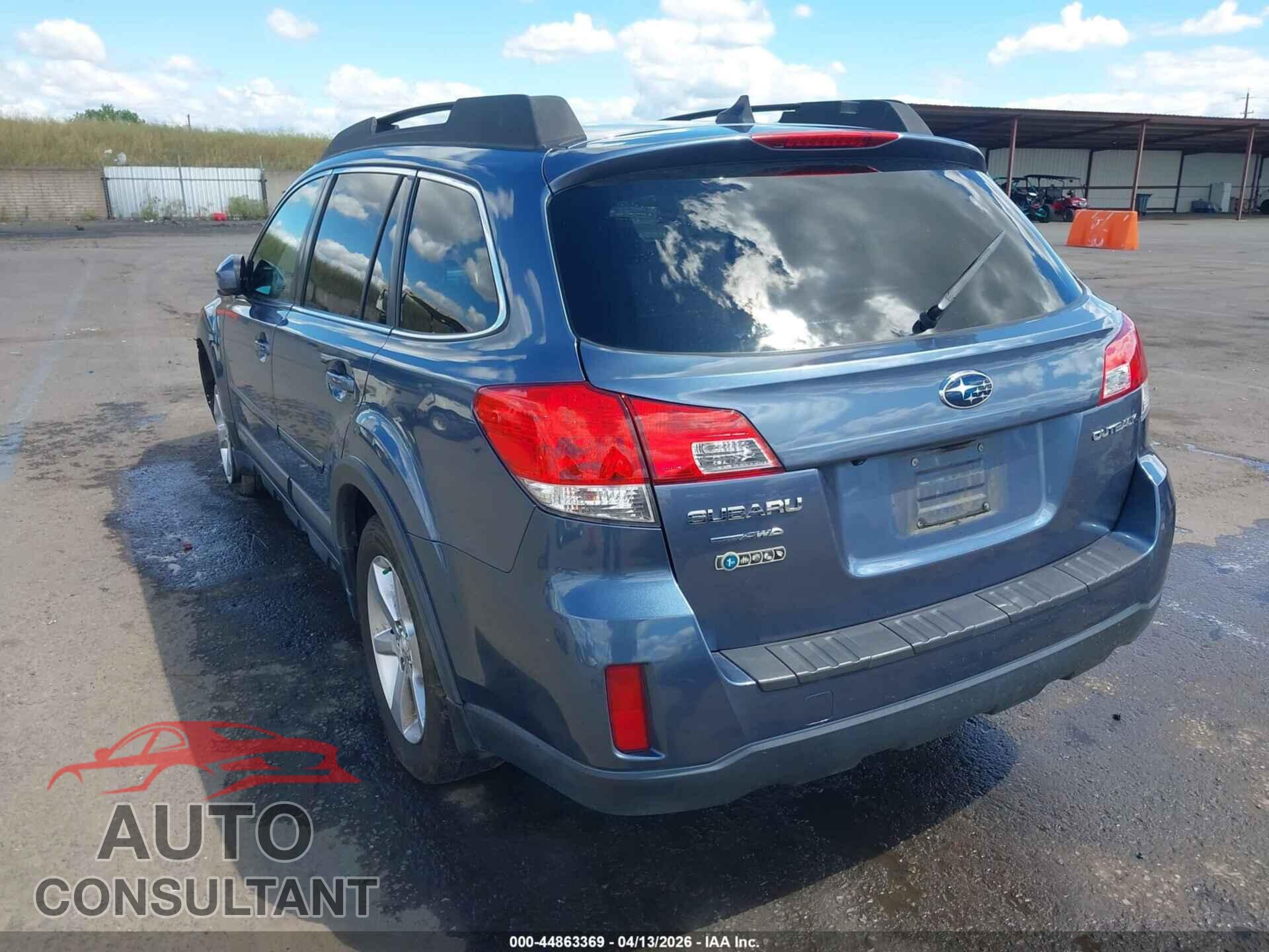 SUBARU OUTBACK 2014 - 4S4BRBLC5E3229727
