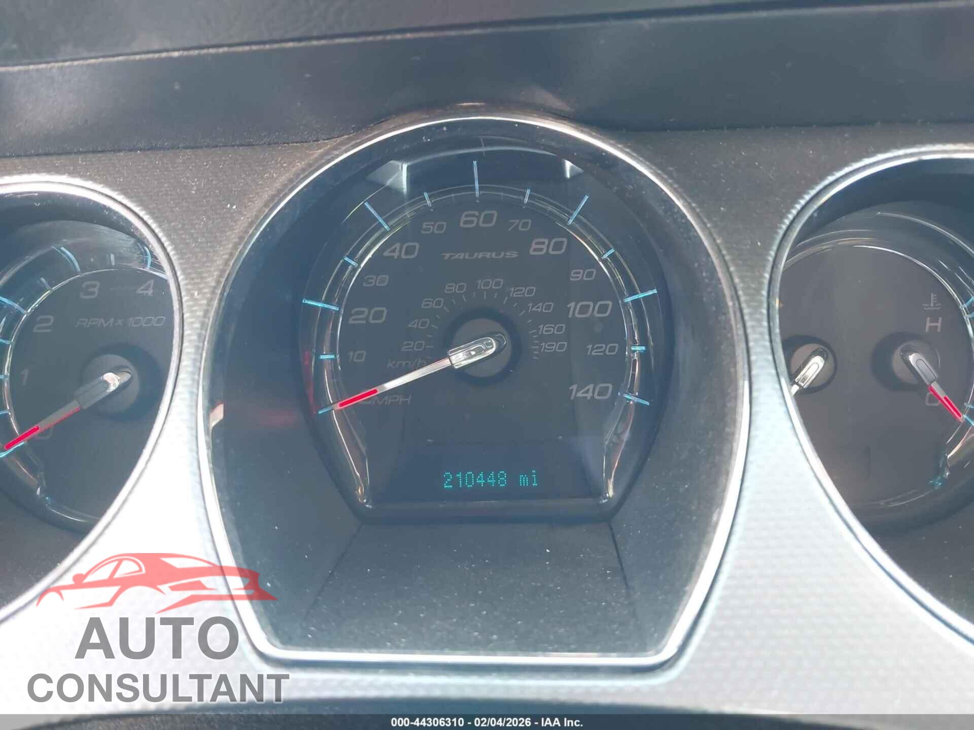 FORD TAURUS 2012 - 1FAHP2EW6CG116814