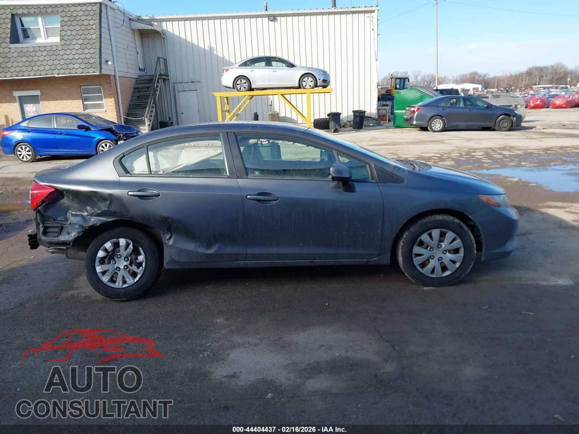 HONDA CIVIC 2012 - 19XFB2F58CE018406