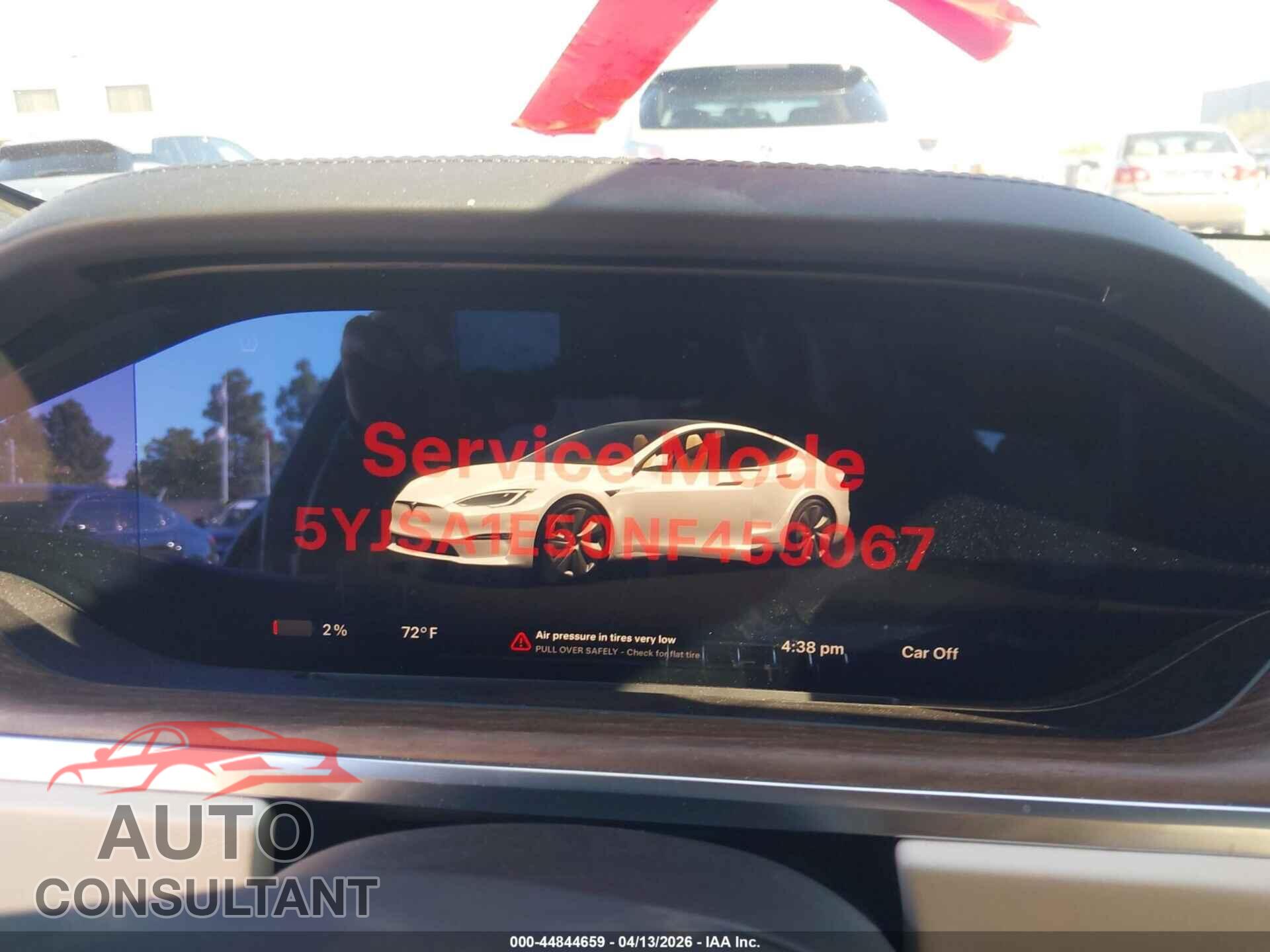 TESLA MODEL S 2022 - 5YJSA1E50NF459067