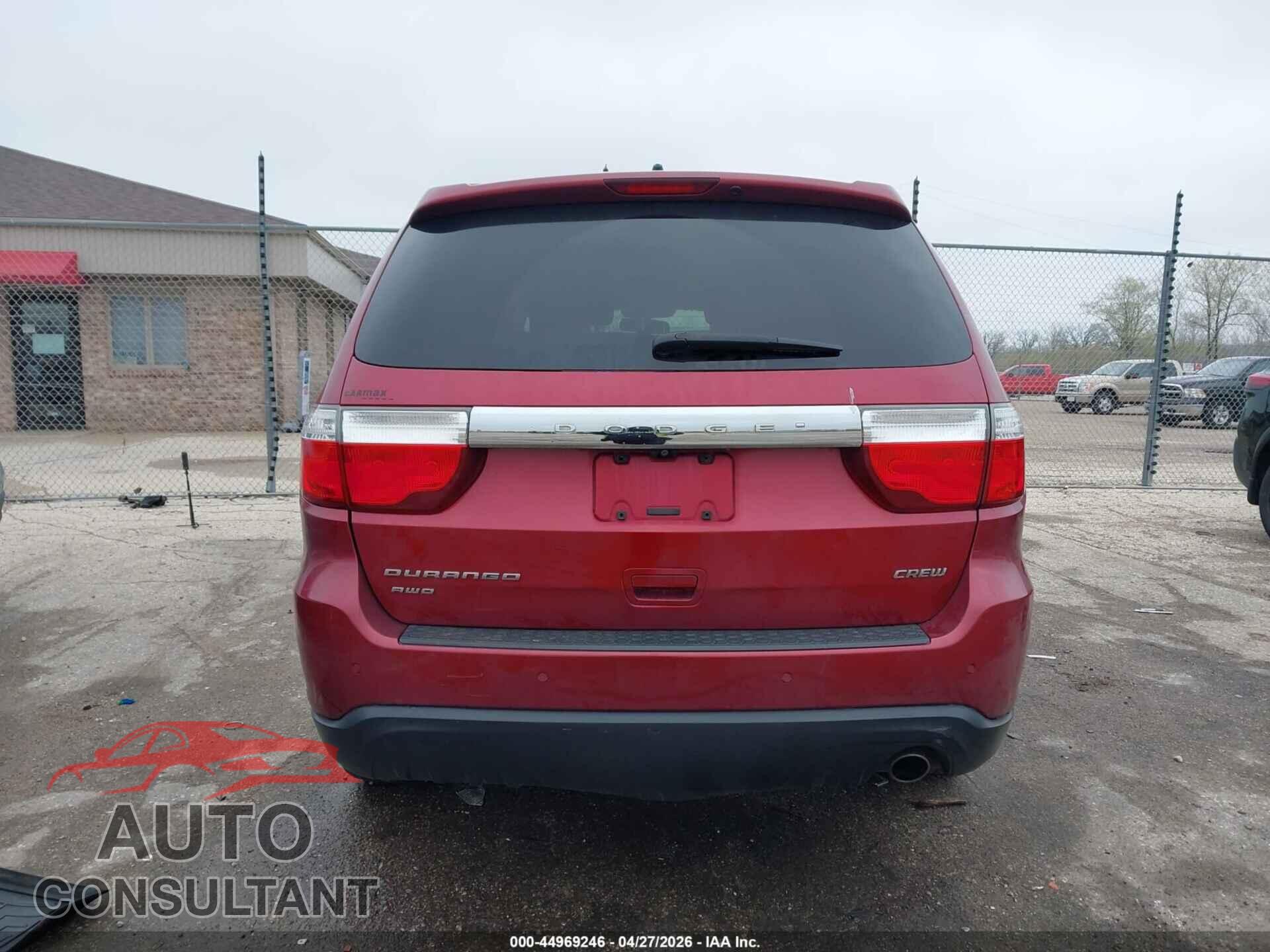 DODGE DURANGO 2013 - 1C4RDJDG6DC616623