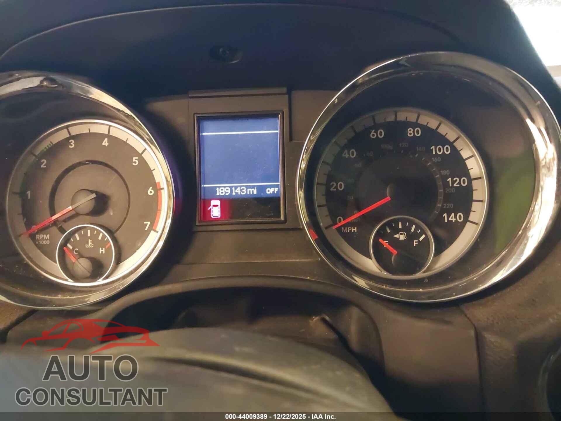 DODGE DURANGO 2012 - 1C4SDJCT6CC337347