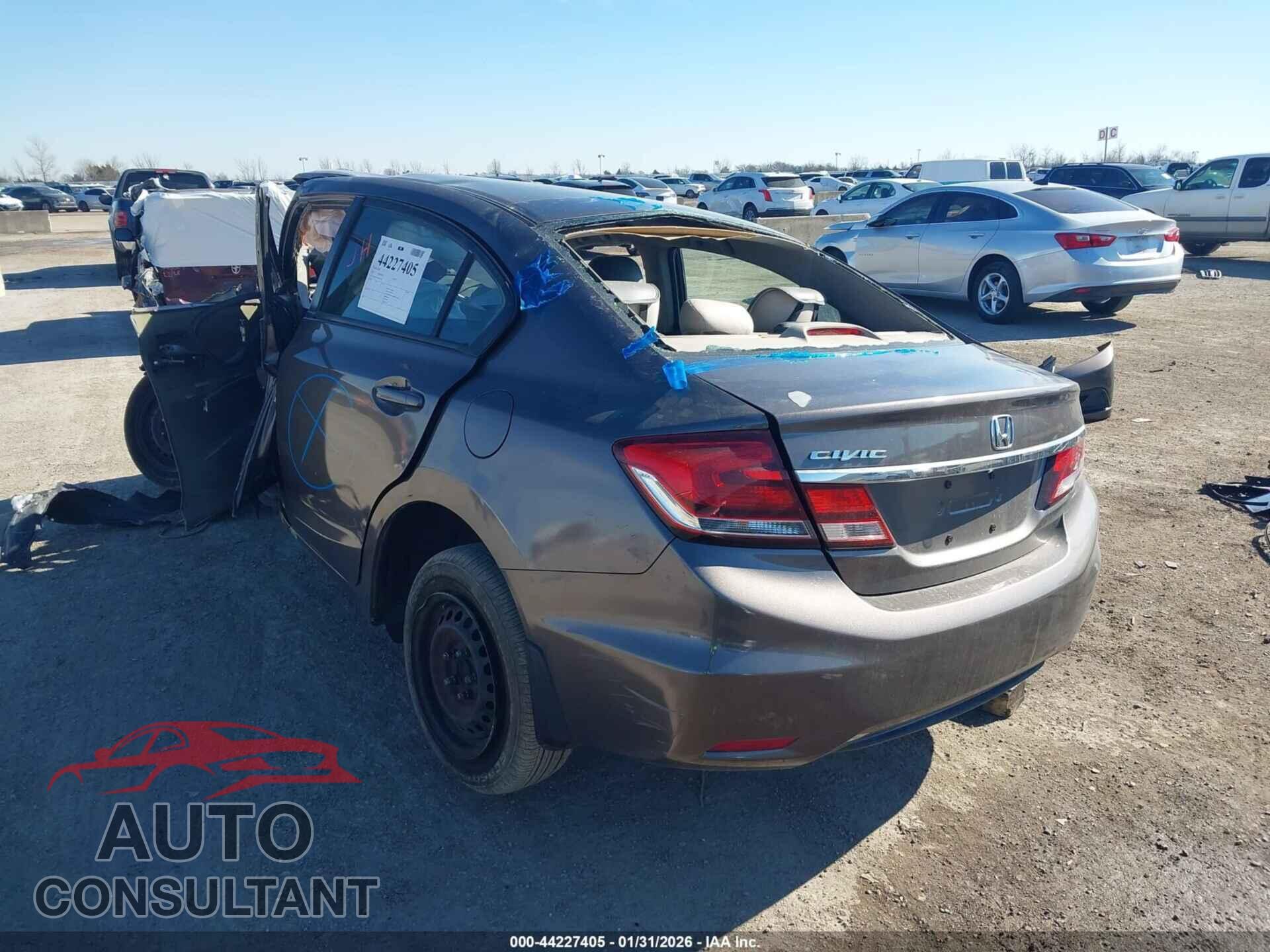 HONDA CIVIC 2013 - 2HGFB2F58DH510182