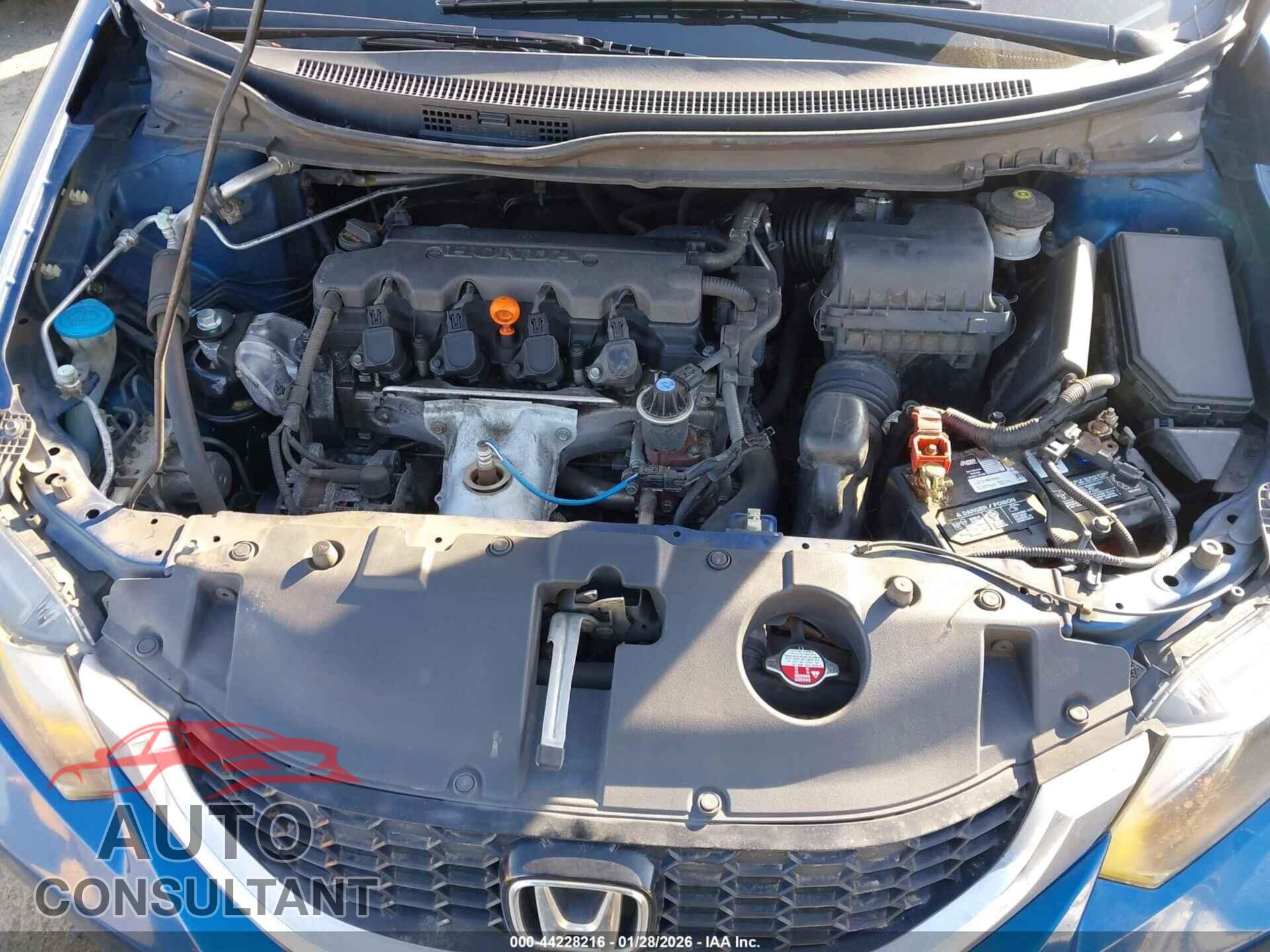 HONDA CIVIC 2013 - 19XFB2F89DE246877