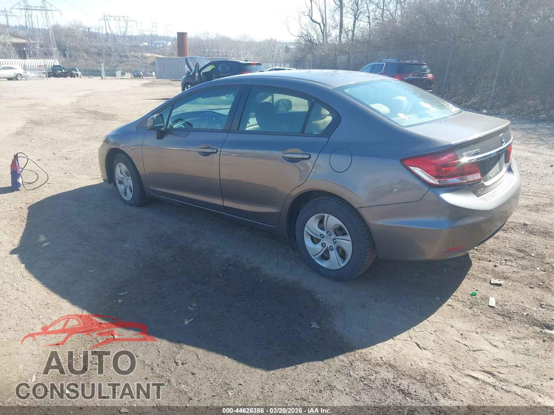 HONDA CIVIC 2013 - 19XFB2F53DE201410