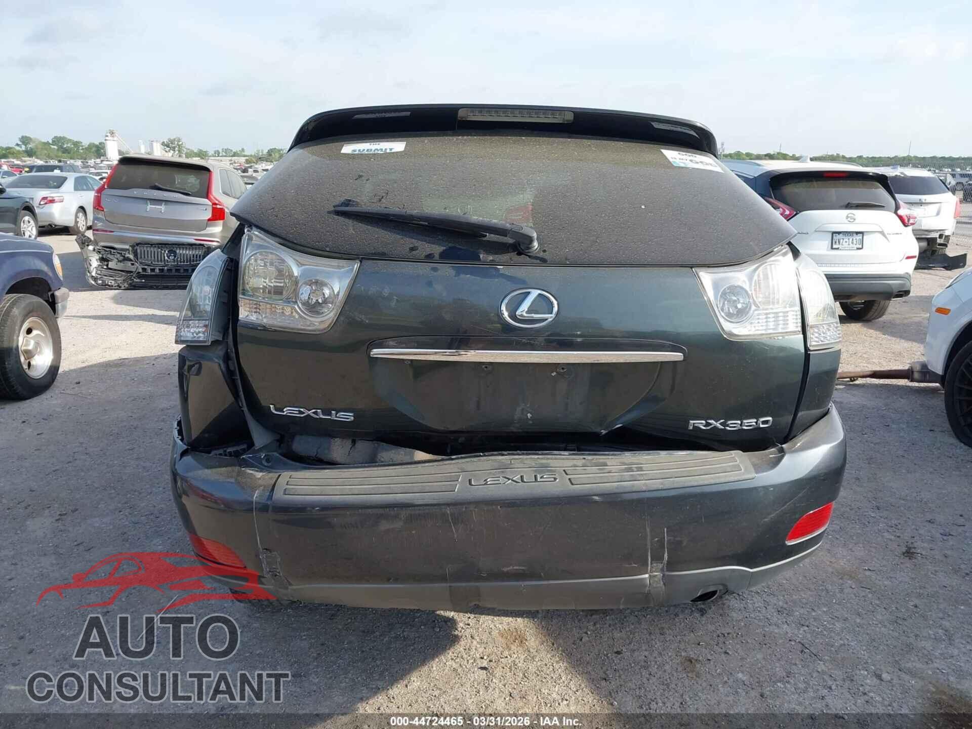 LEXUS RX 350 2009 - 2T2GK31U09C066056