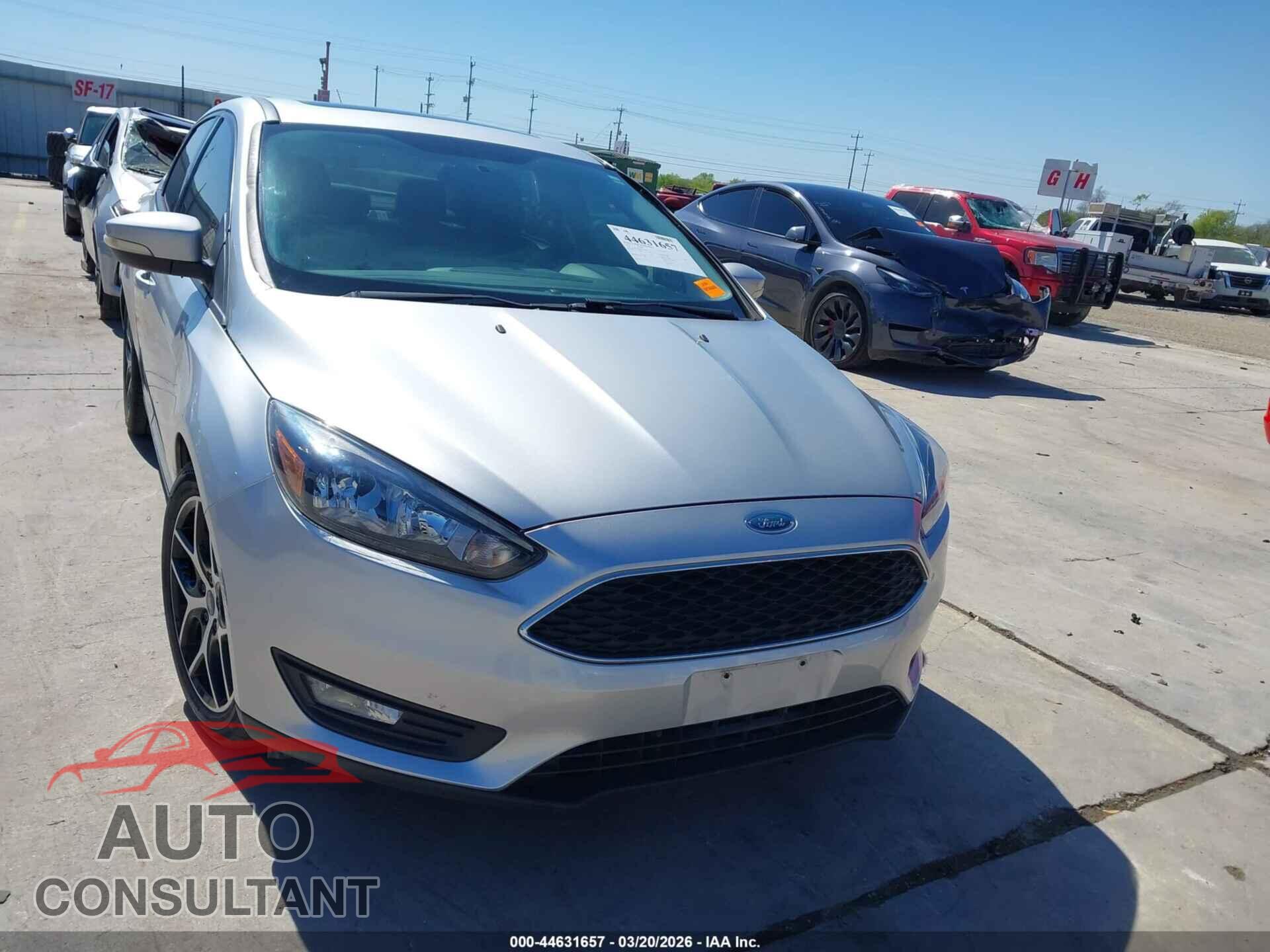 FORD FOCUS 2017 - 1FADP3H20HL313666