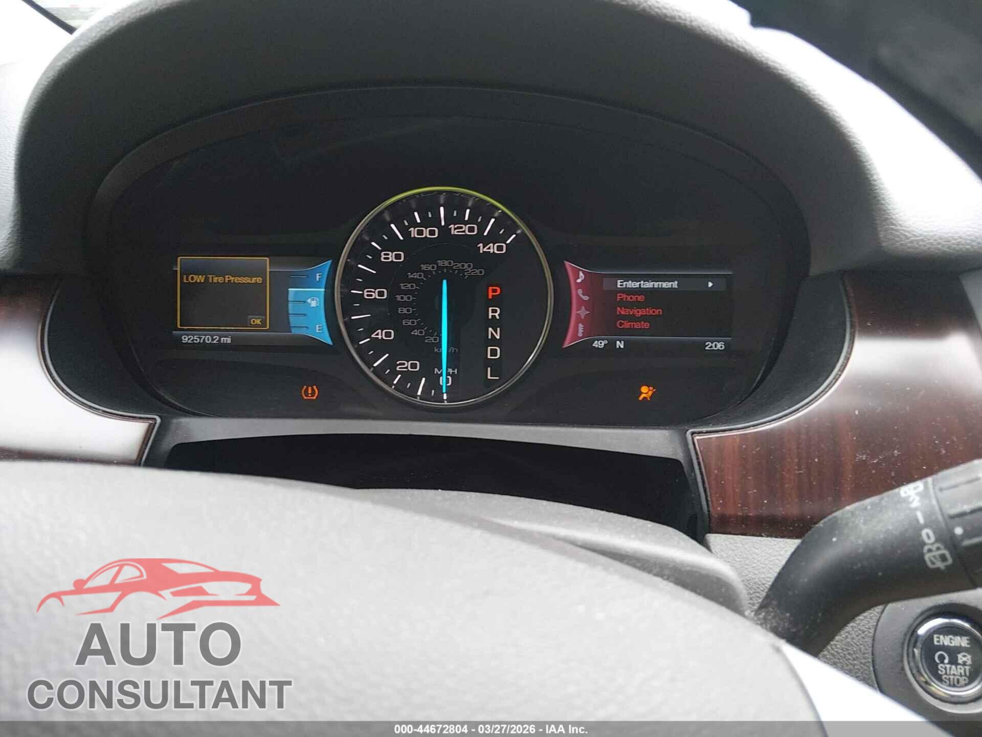 FORD EDGE 2012 - 2FMDK3K92CBA09774